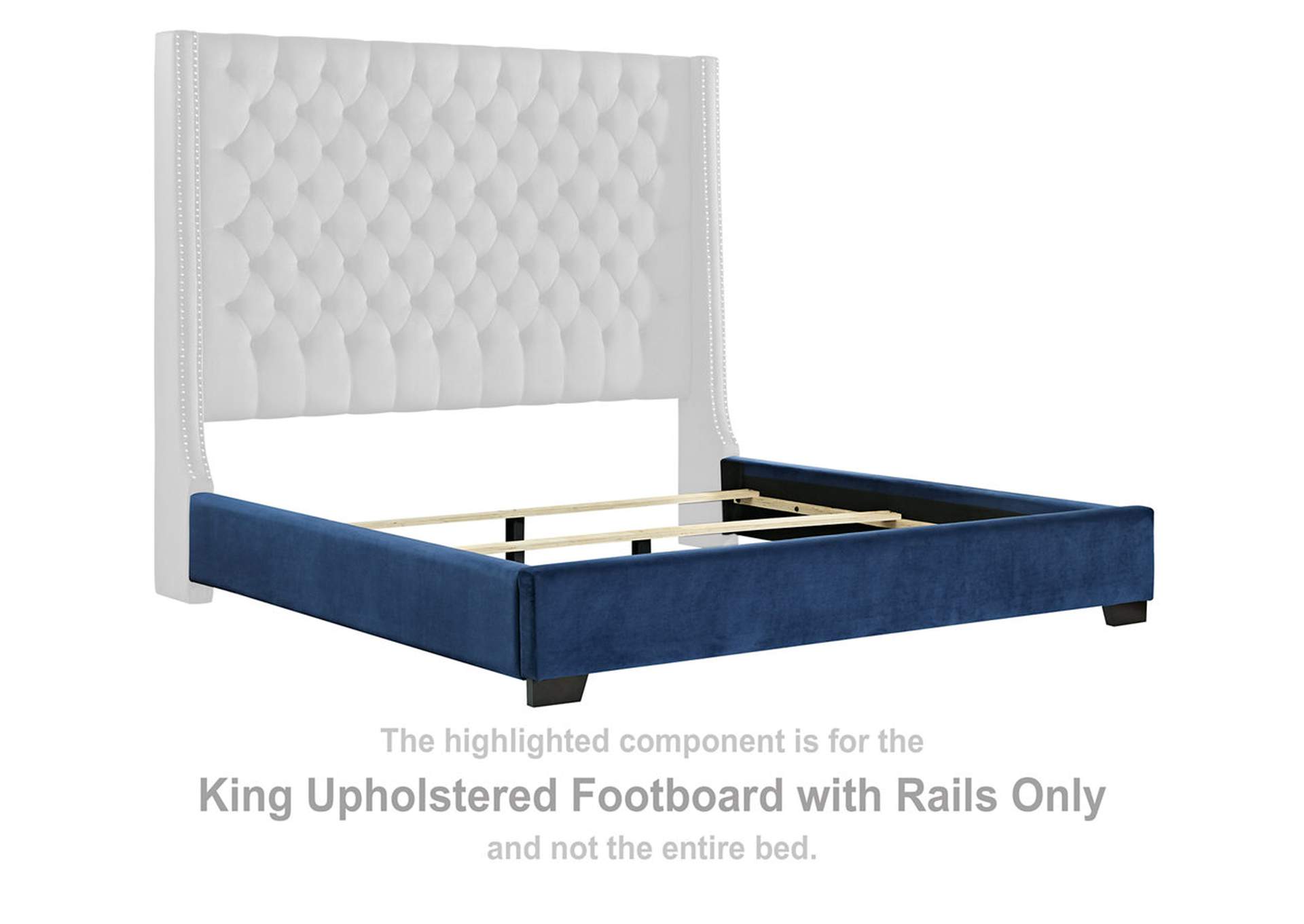 Coralayne King Upholstered Bed on Sale Discount Ashley Coralayne King