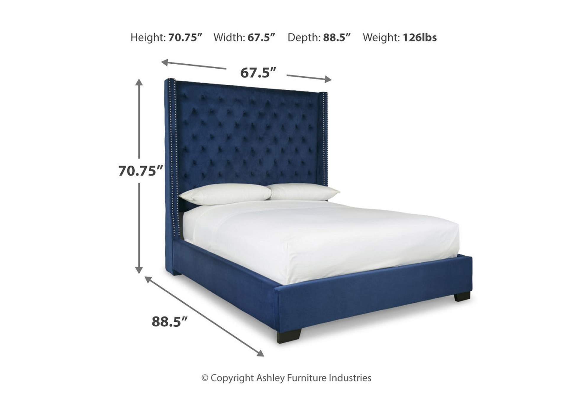 Coralayne Queen Upholstered Bed