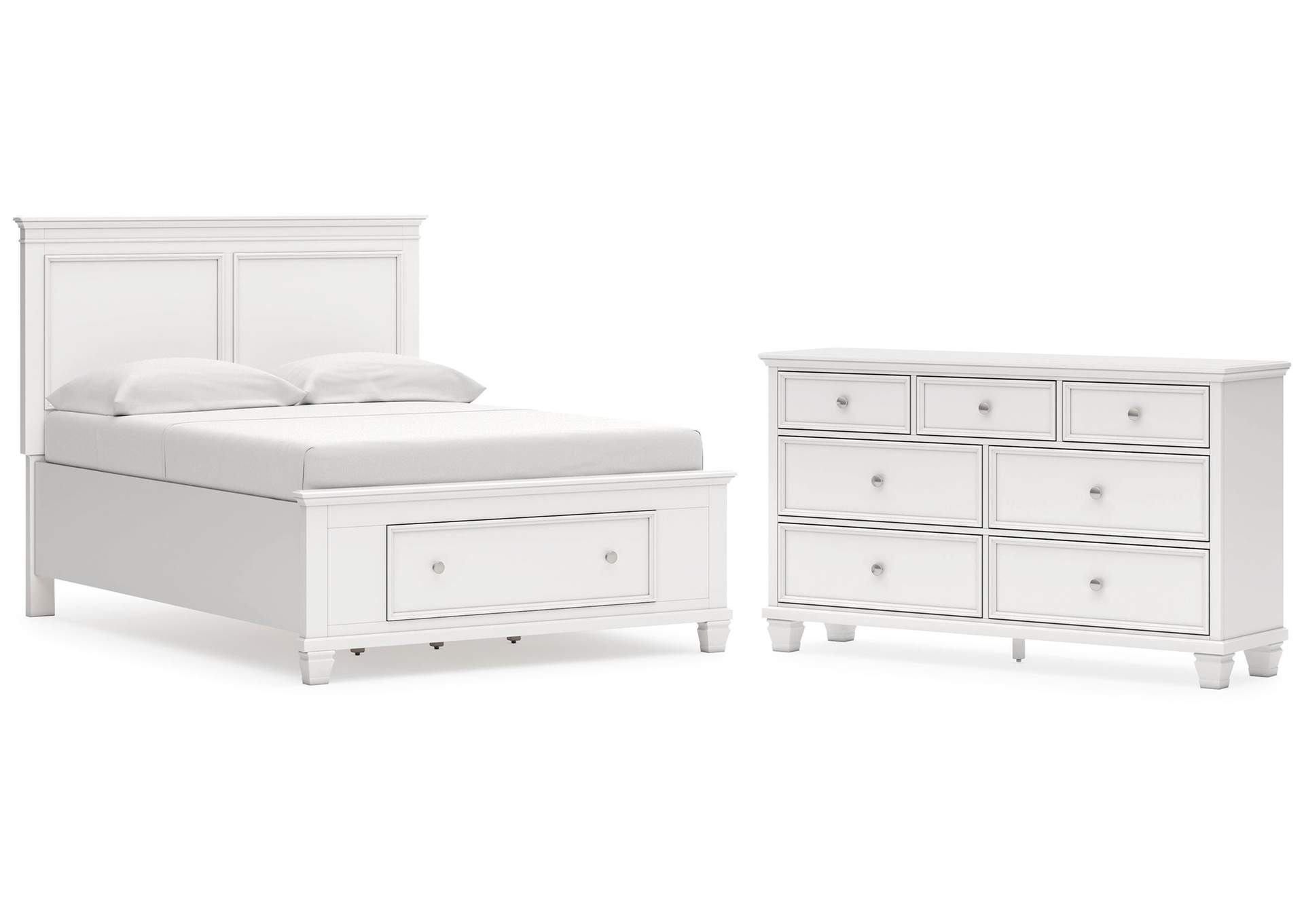 Fortman Full Panel Storage Bed and Dresser image 1