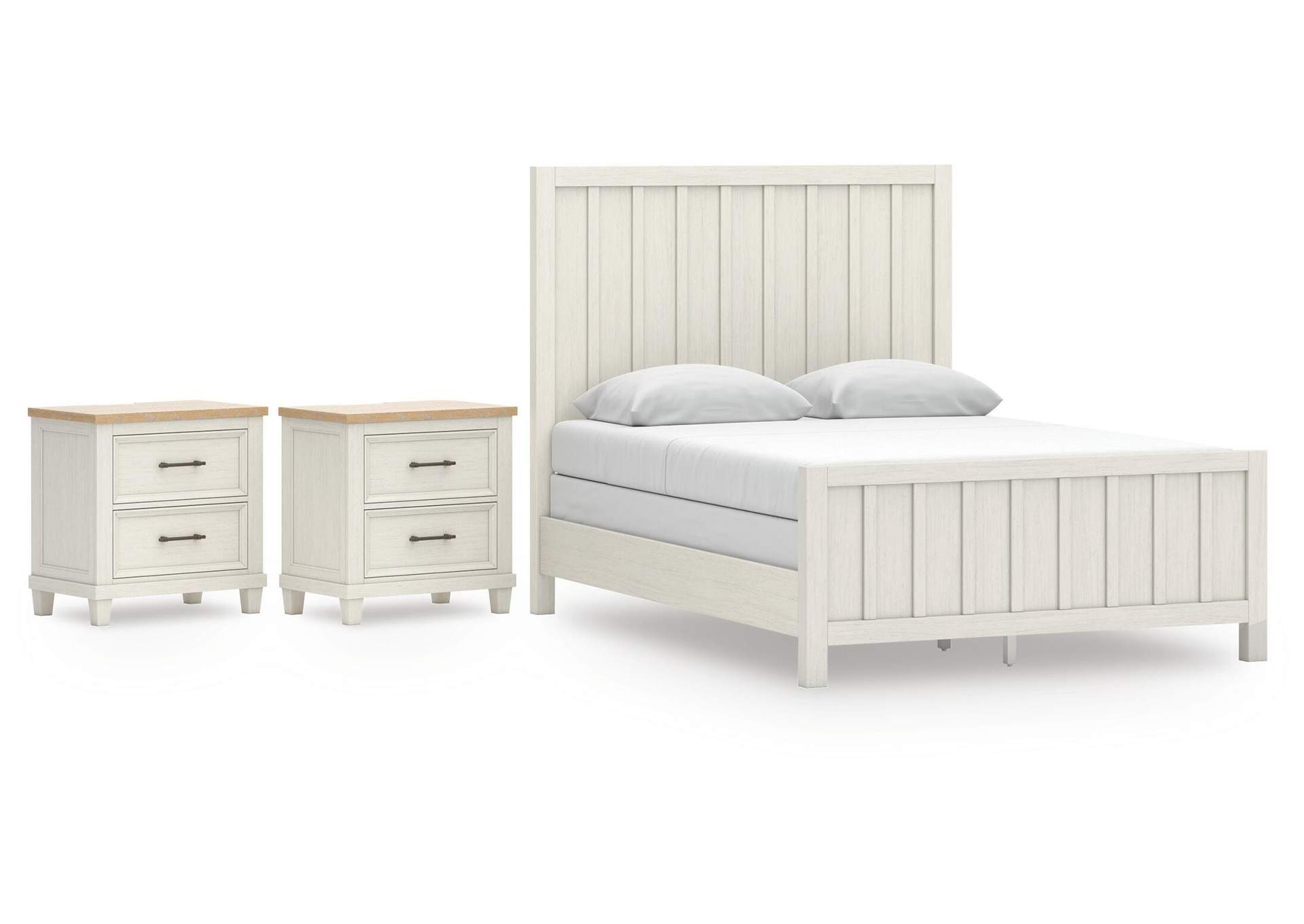 Shaybrock Queen Panel Bed and 2 Nightstands image 1