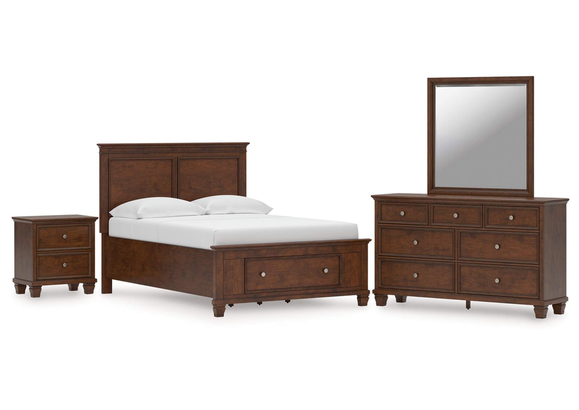 Danabrin Full Panel Storage Bed, Dresser, Mirror and Nightstand image 1