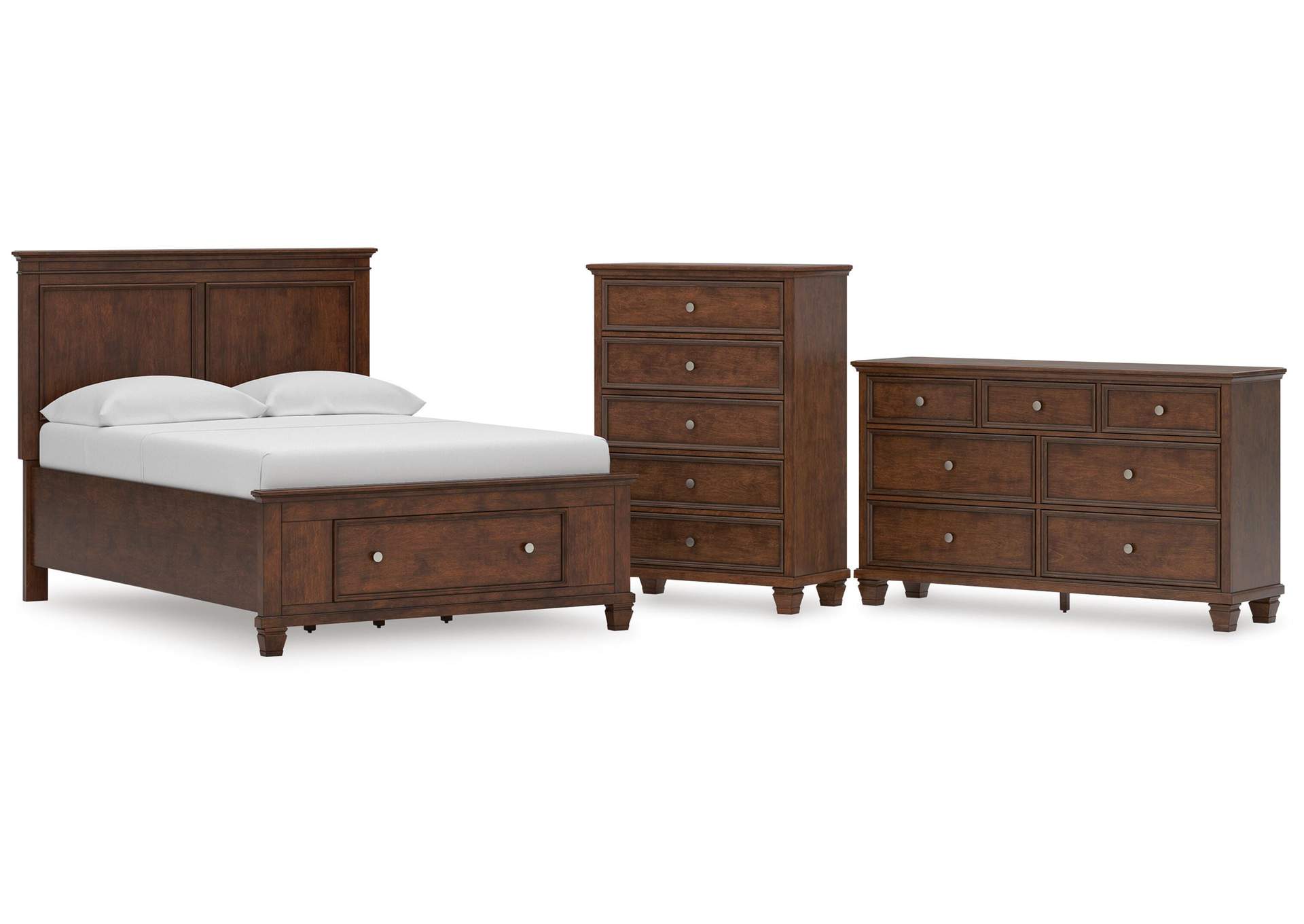 Danabrin Full Panel Storage Bed, Dresser and Chest image 1