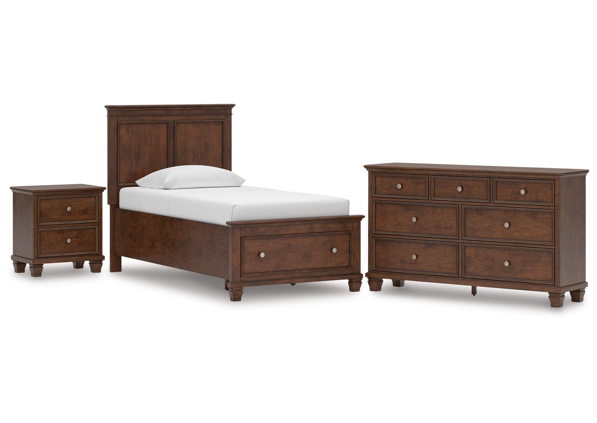 Danabrin Twin Panel Storage Bed, Dresser and Nightstand image 1
