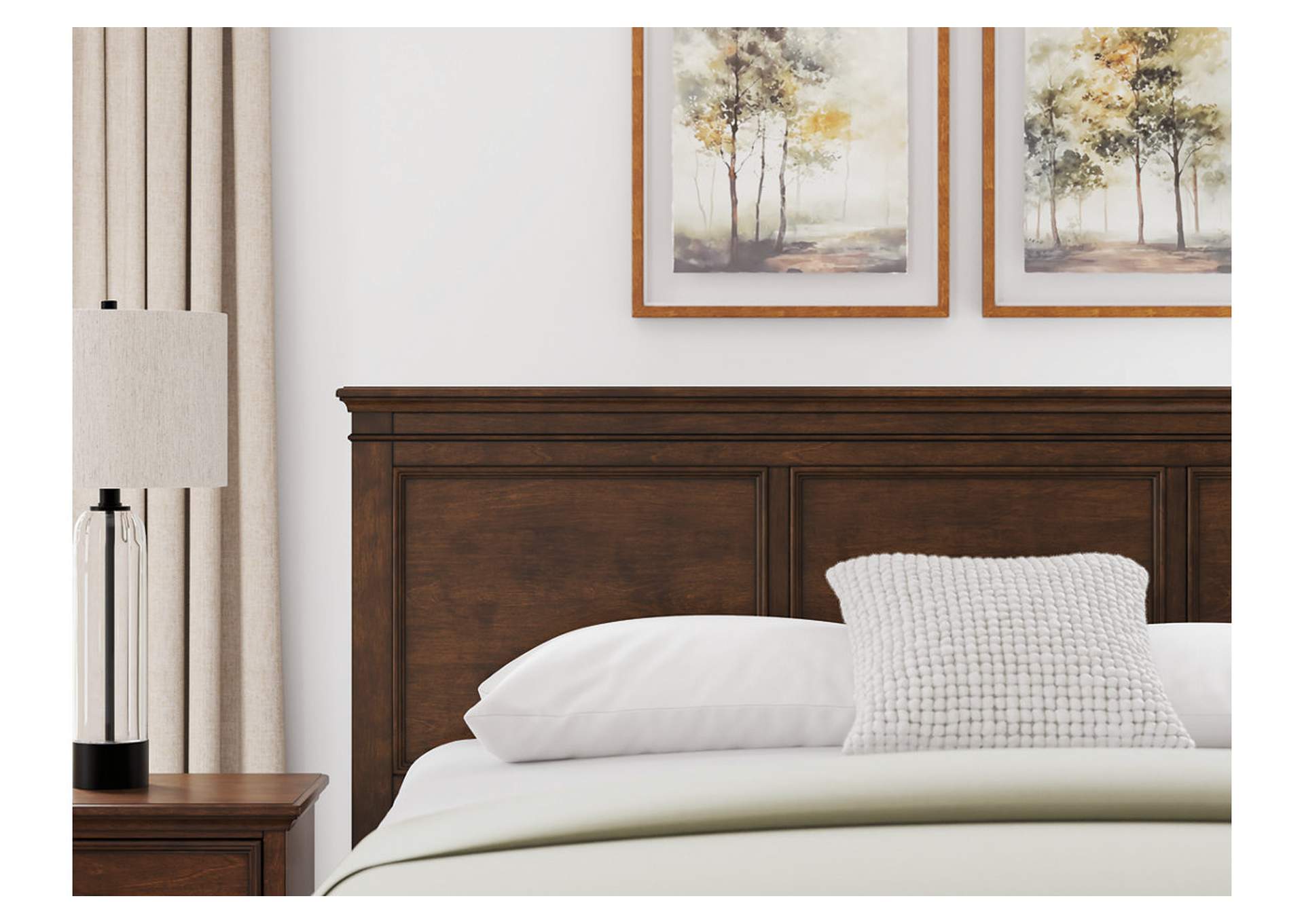 Danabrin King Panel Storage Bed, Dresser, Mirror and Nightstand image 5