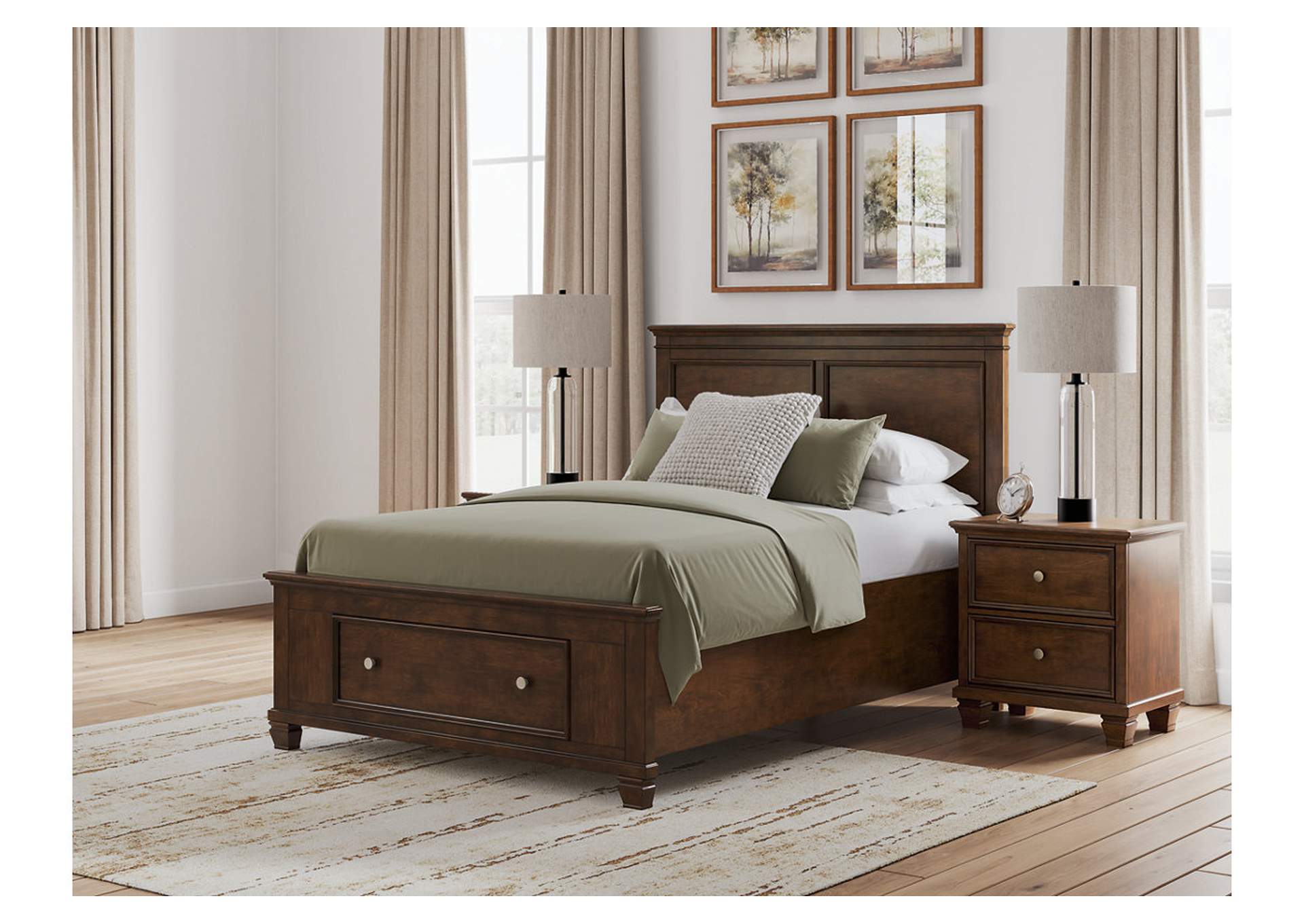 Danabrin Full Panel Storage Bed, Dresser and Mirror image 10