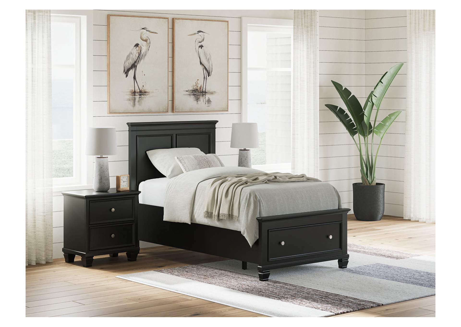 Lanolee Twin Panel Storage Bed image 3