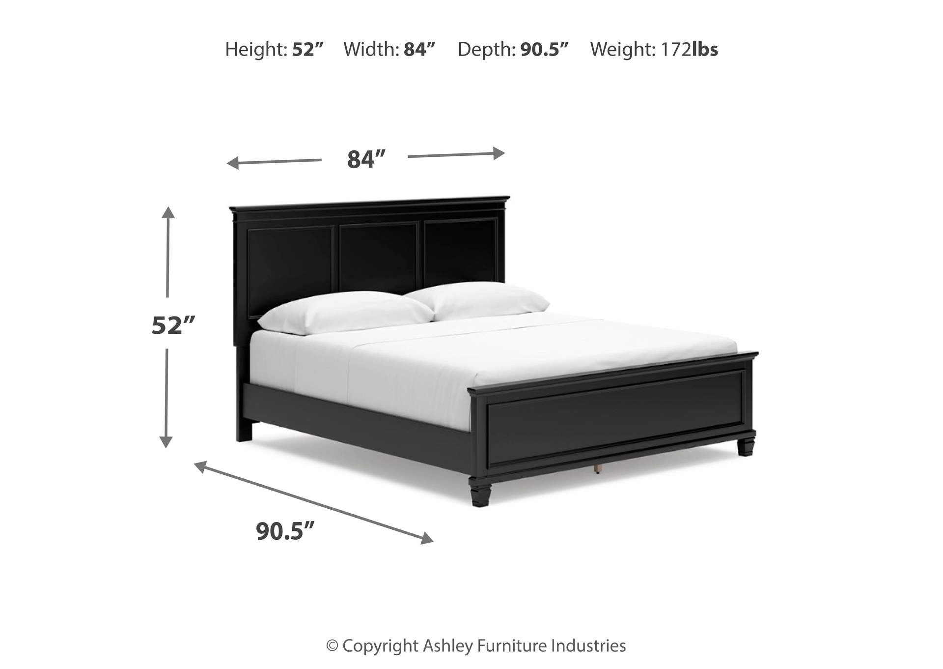 Lanolee California King Panel Bed image 9