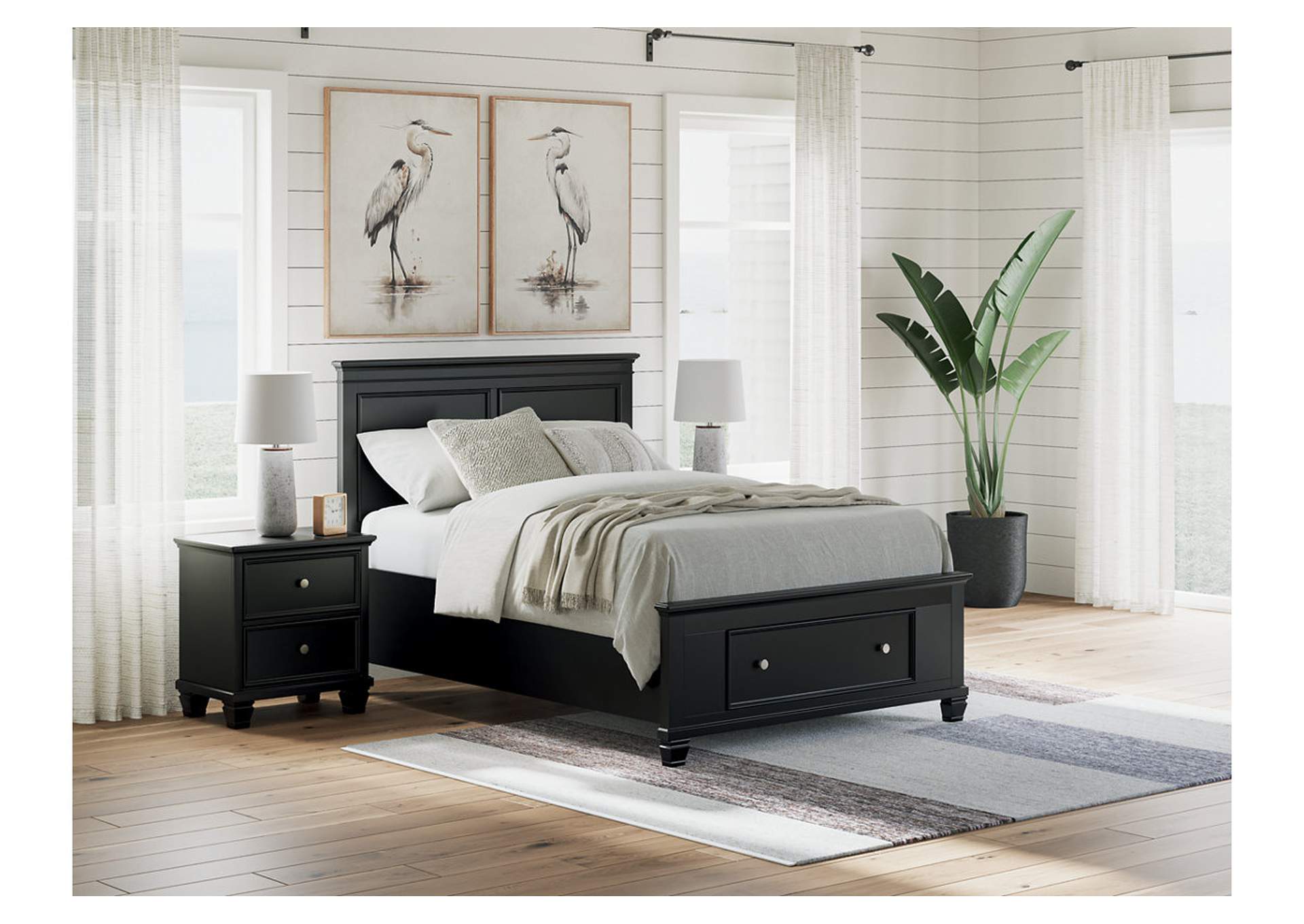 Lanolee Full Panel Storage Bed image 2