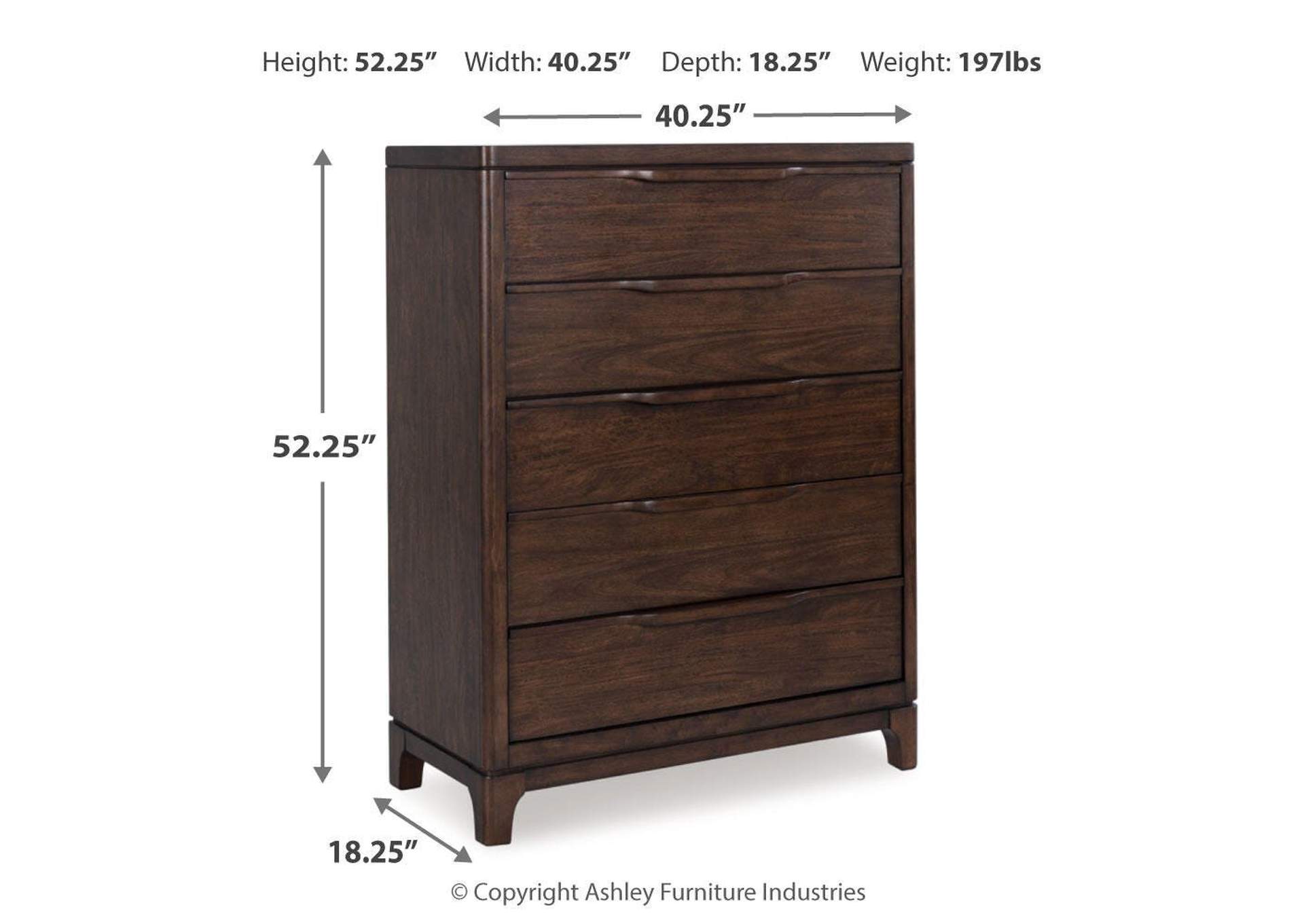 Korestone Queen Upholstered Panel Bed, Dresser, Mirror, Chest and Nightstand image 20