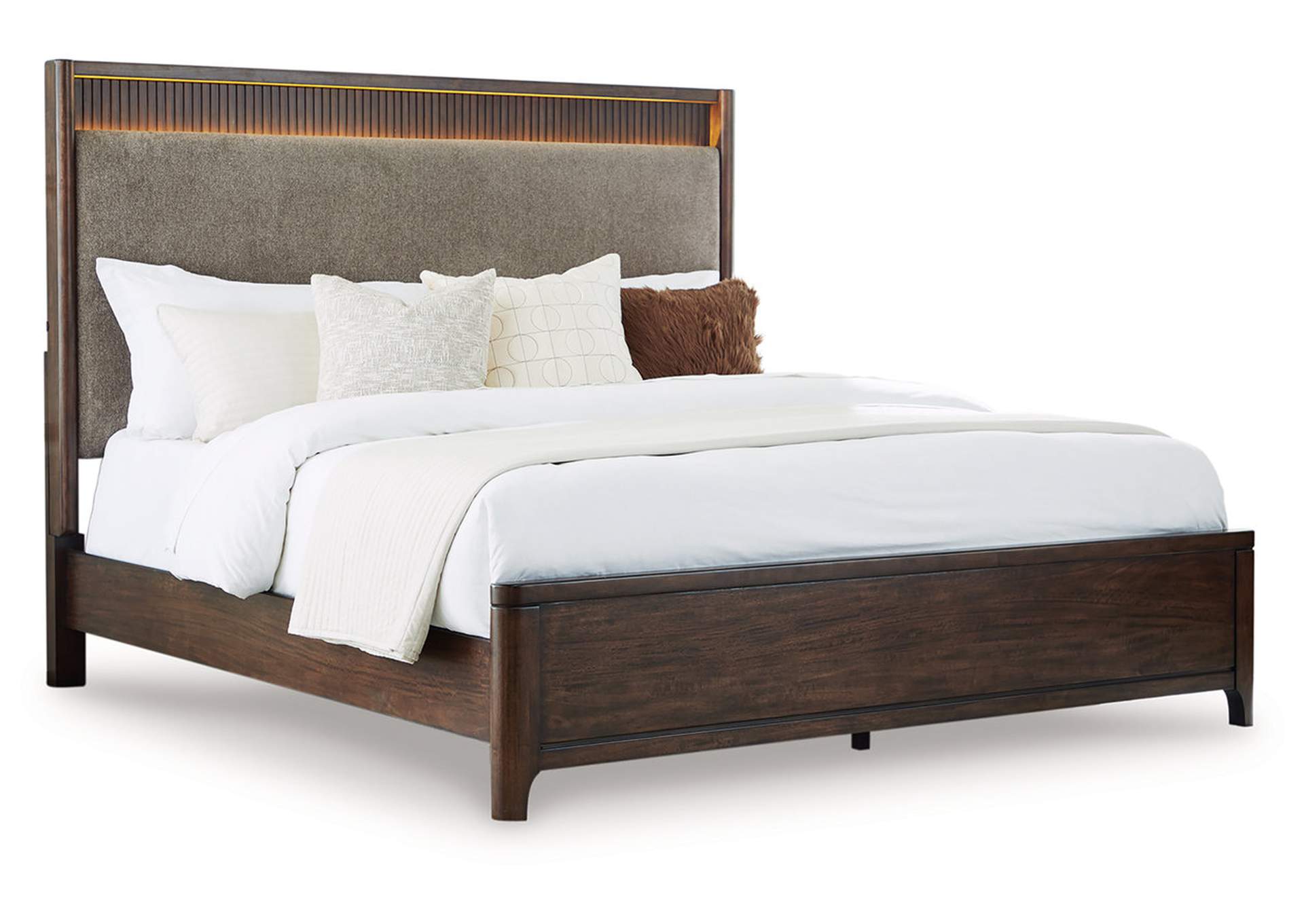 Korestone Queen Upholstered Panel Bed