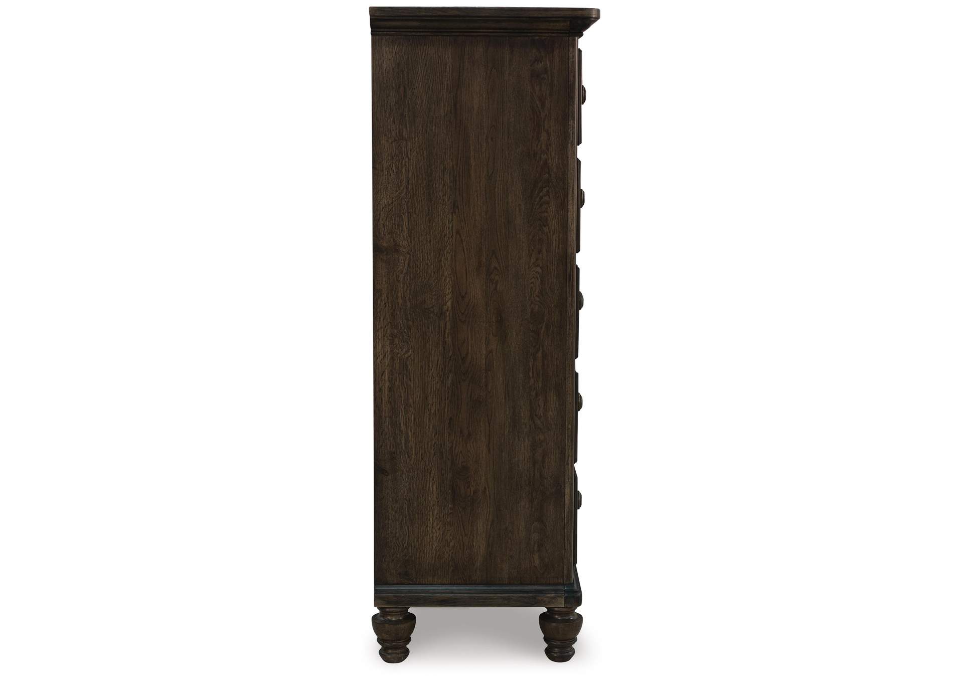 Veramond California King Upholstered Panel Bed with Mirrored Dresser and Chest image 6