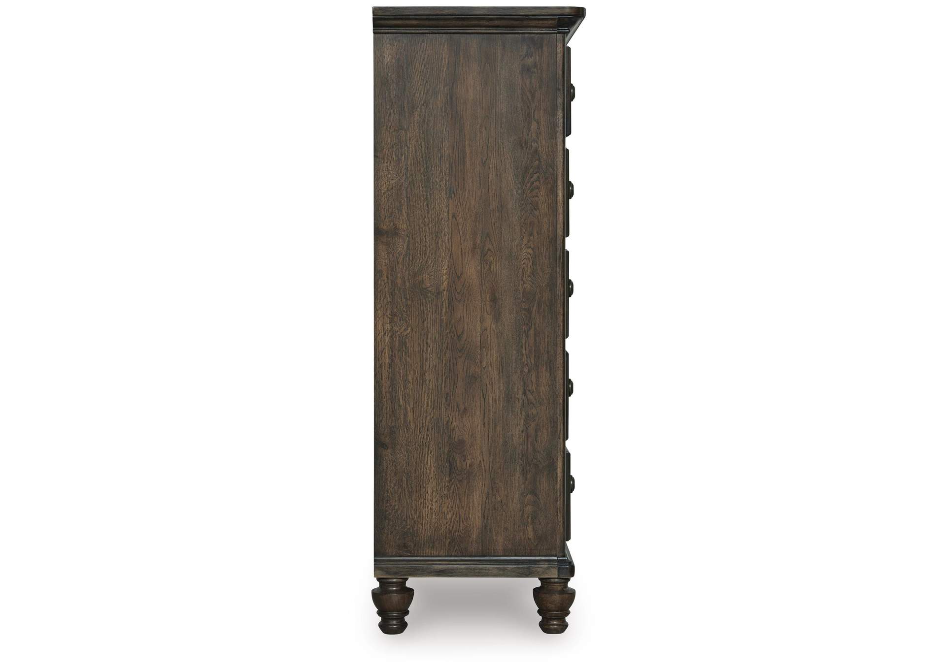 Veramond Queen Upholstered Panel Bed with Mirrored Dresser, Chest and Nightstand image 21