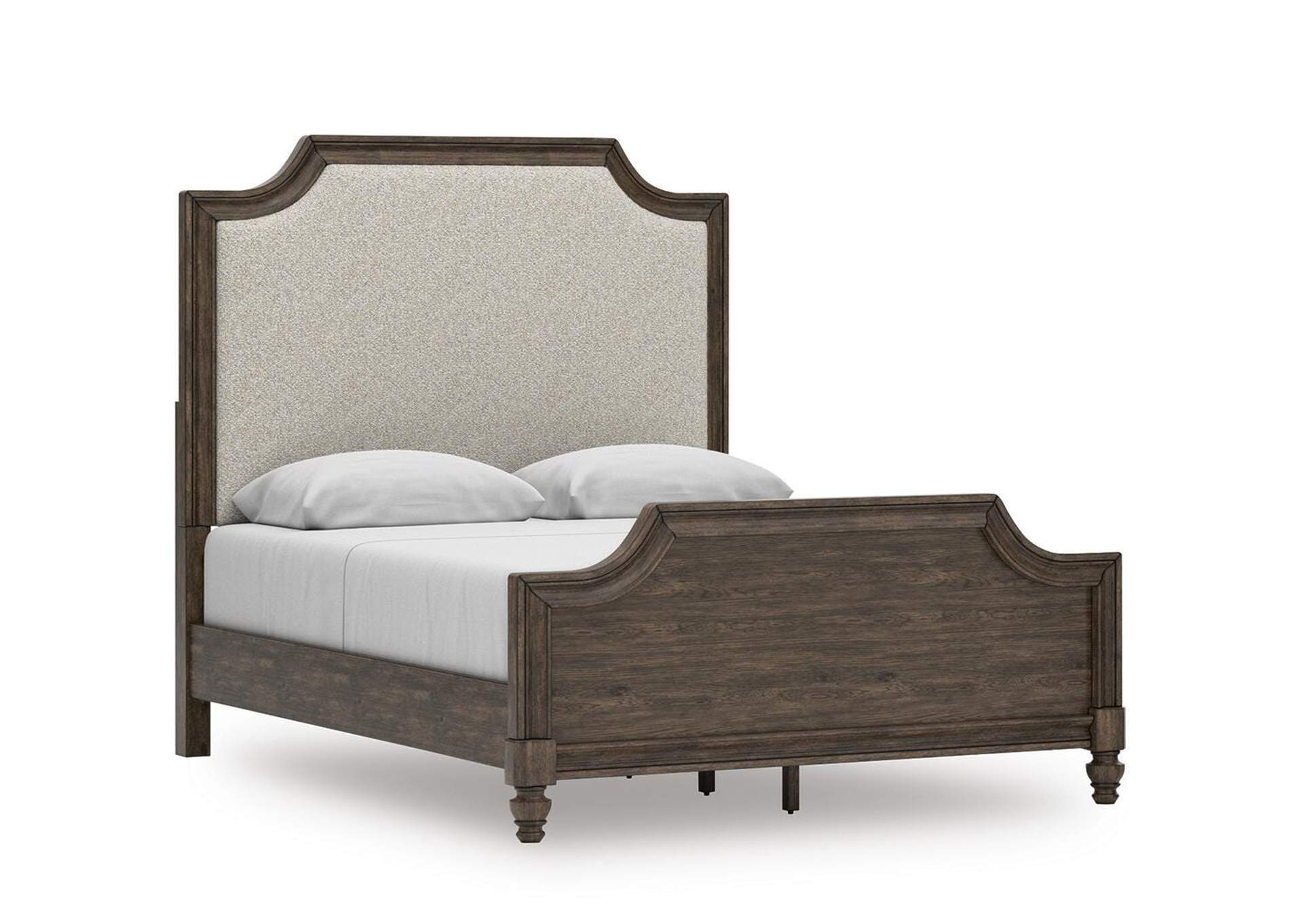 Veramond Queen Upholstered Panel Bed image 1