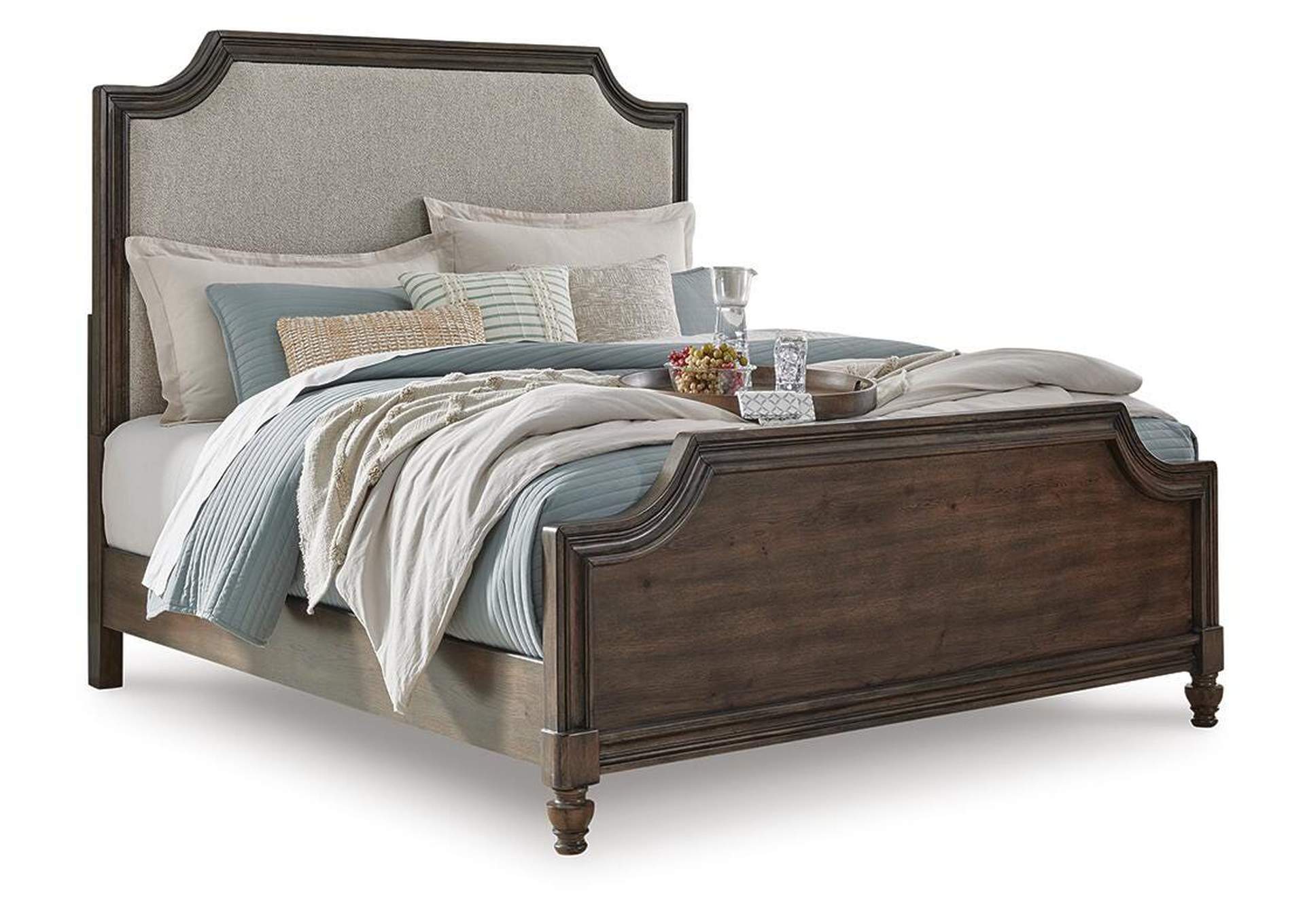 Veramond Queen Upholstered Panel Bed image 4