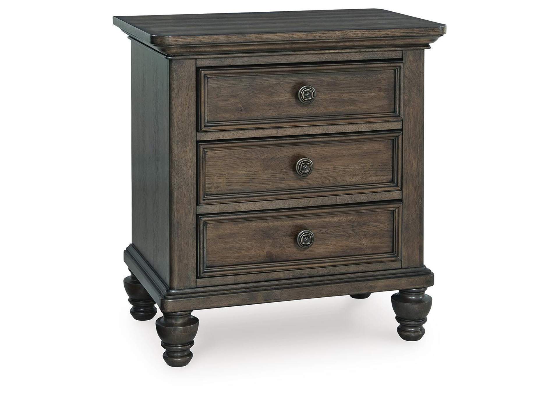 Veramond King Upholstered Panel Bed with Mirrored Dresser and Nightstand image 7