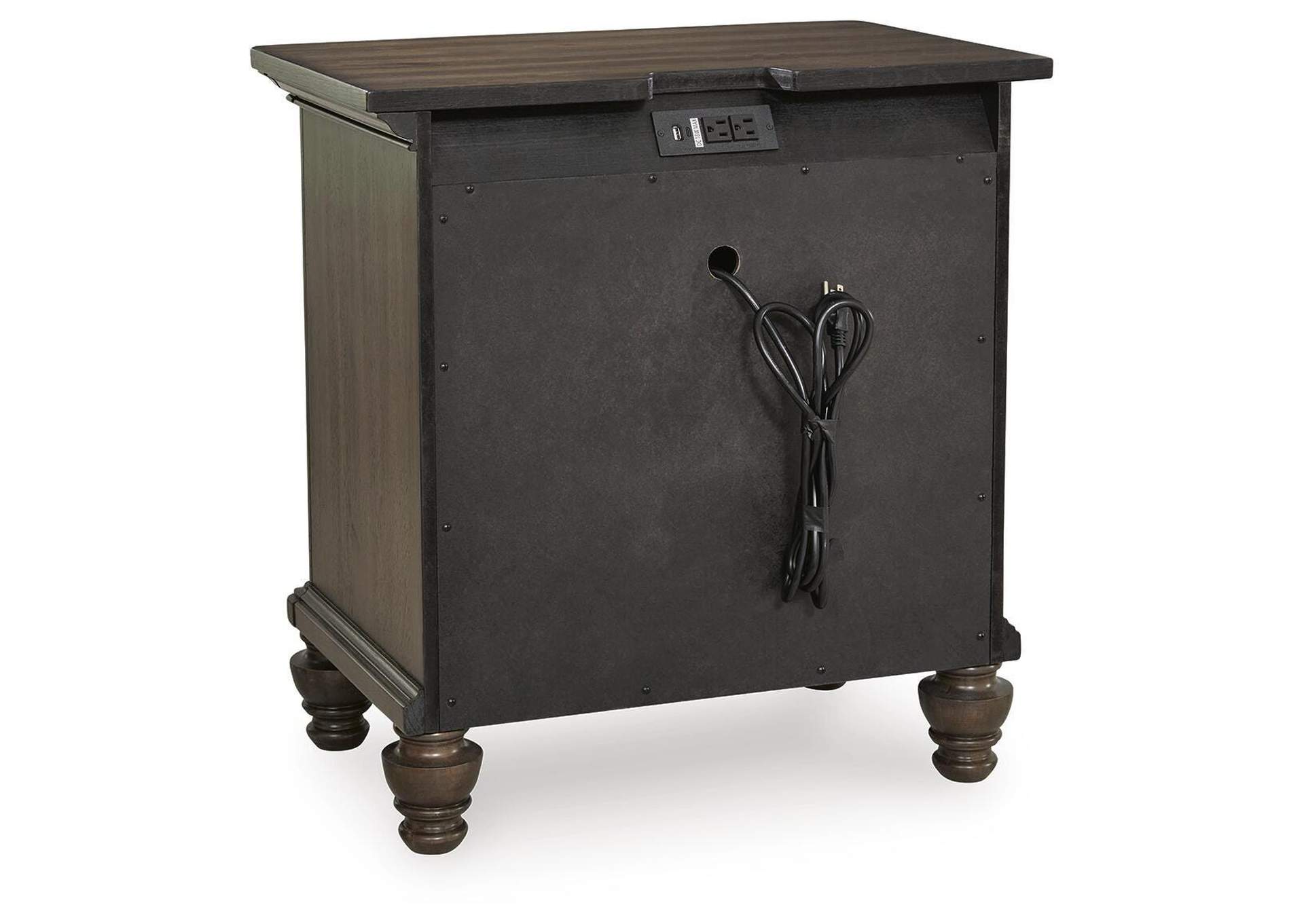 Veramond King Upholstered Panel Bed with Mirrored Dresser and Nightstand image 10