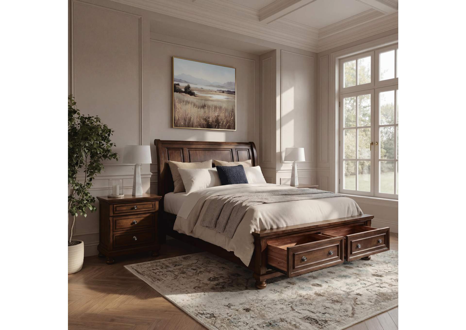 Porter Queen Sleigh Storage Bed image 5