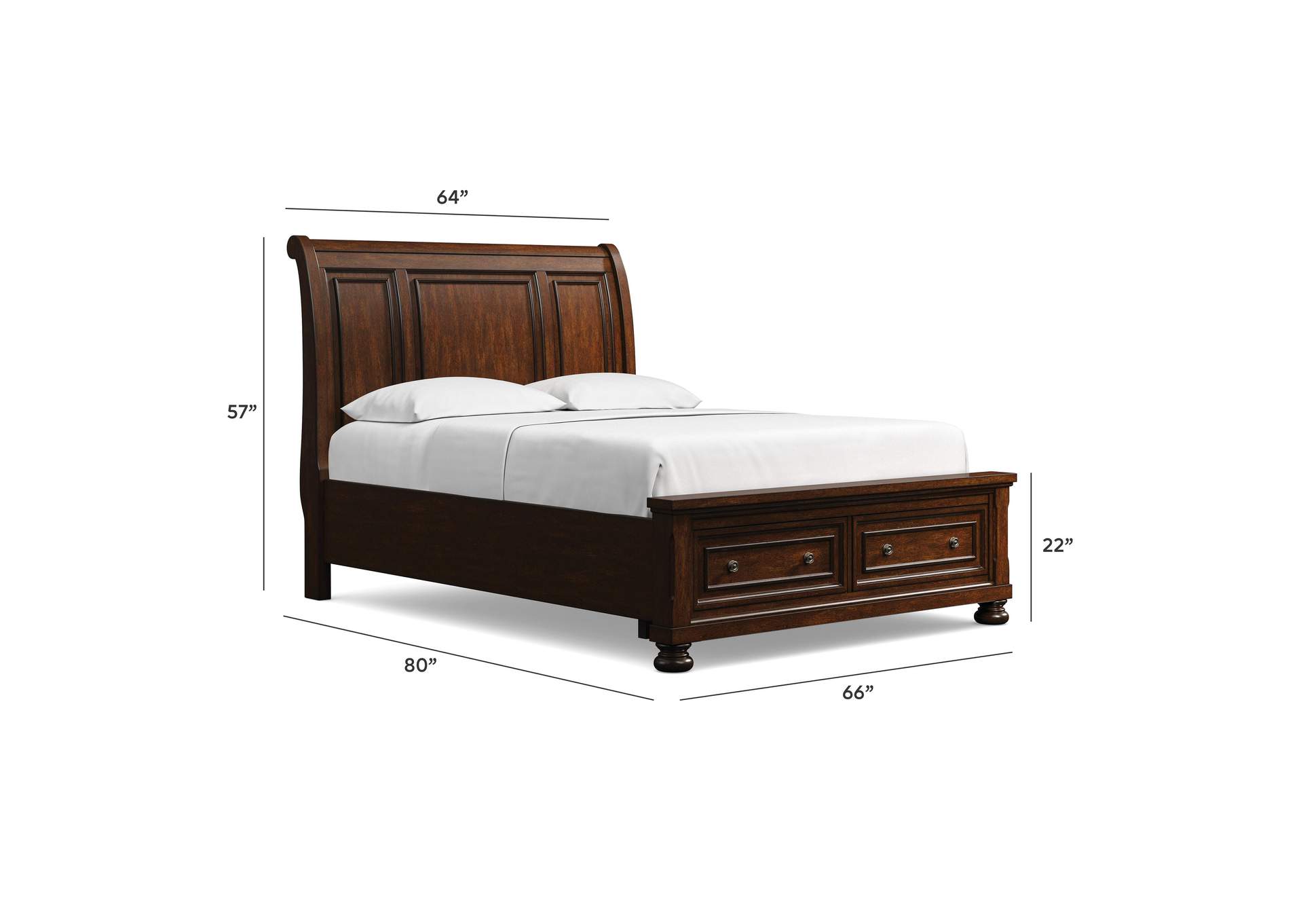 Porter Queen Sleigh Storage Bed image 11