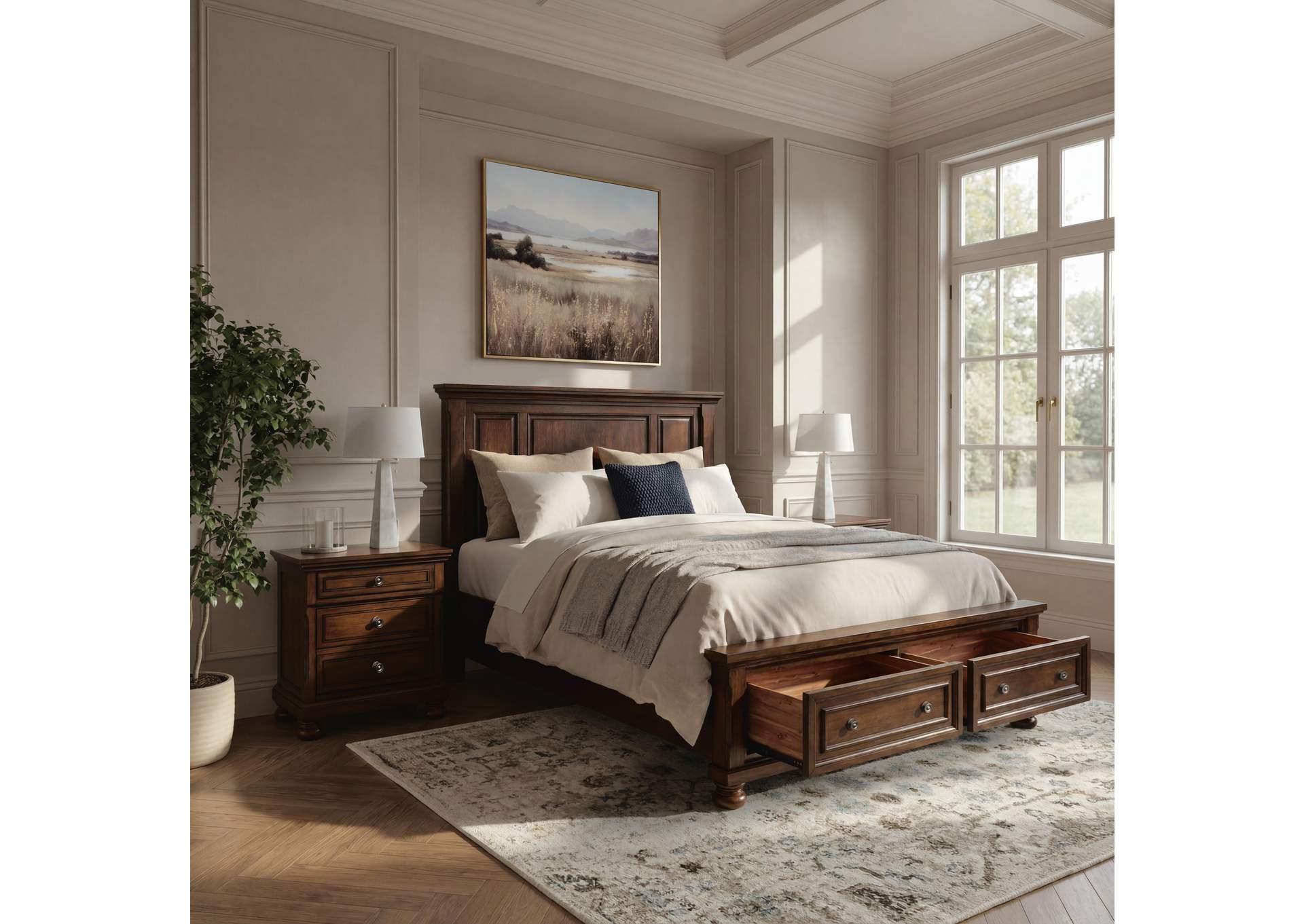 Porter Queen Panel Storage Bed image 3