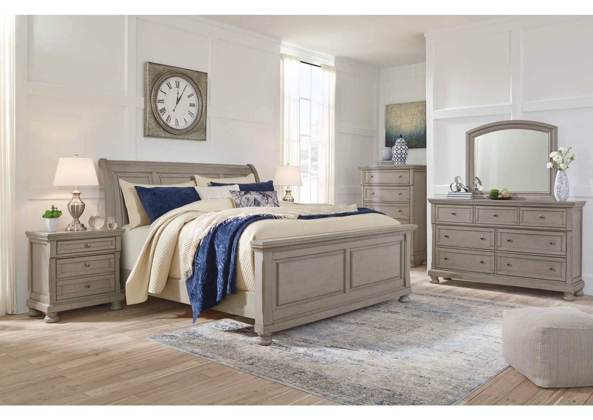 Lettner King Sleigh Bed image 4
