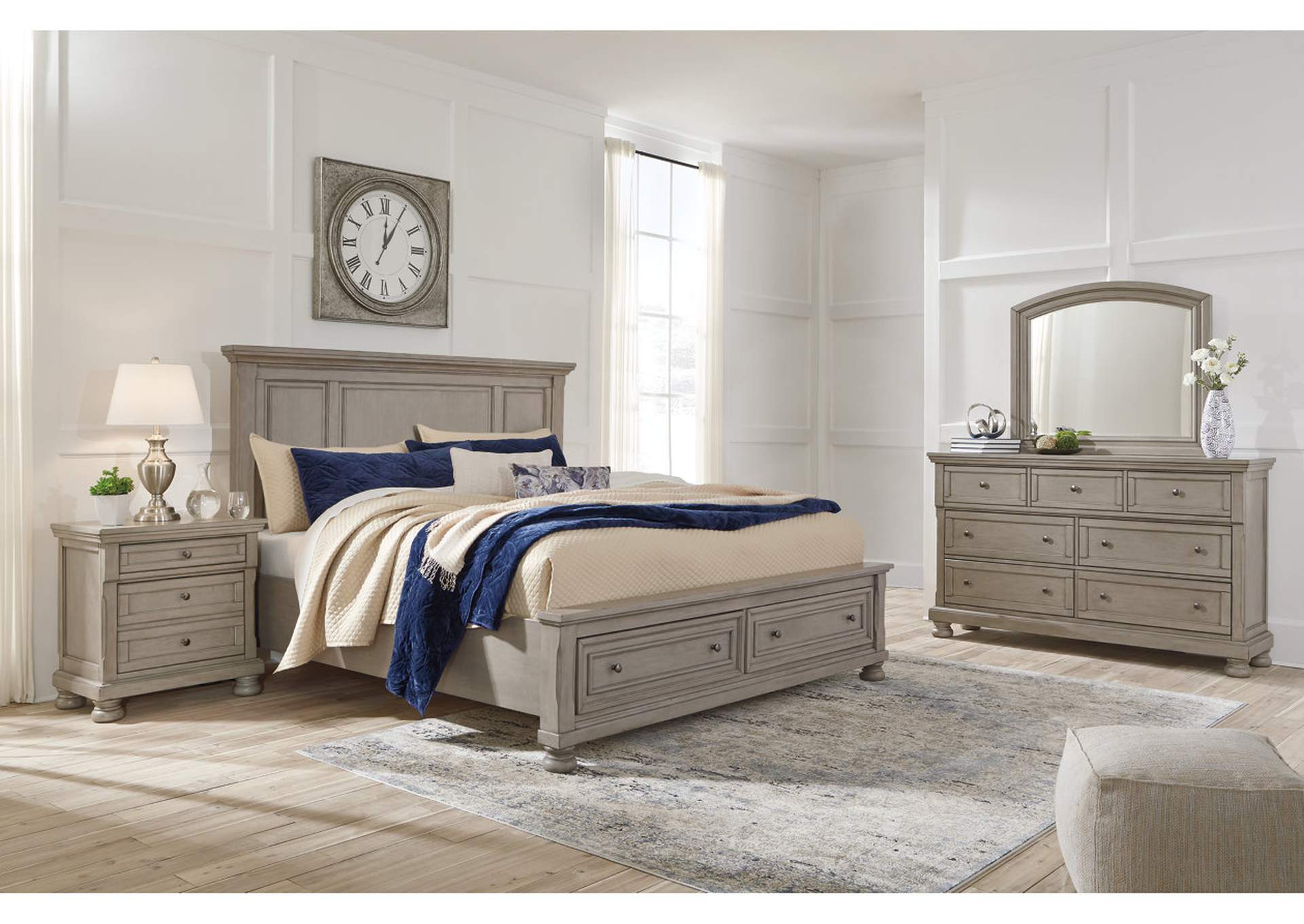Lettner King Panel Storage Bed image 3