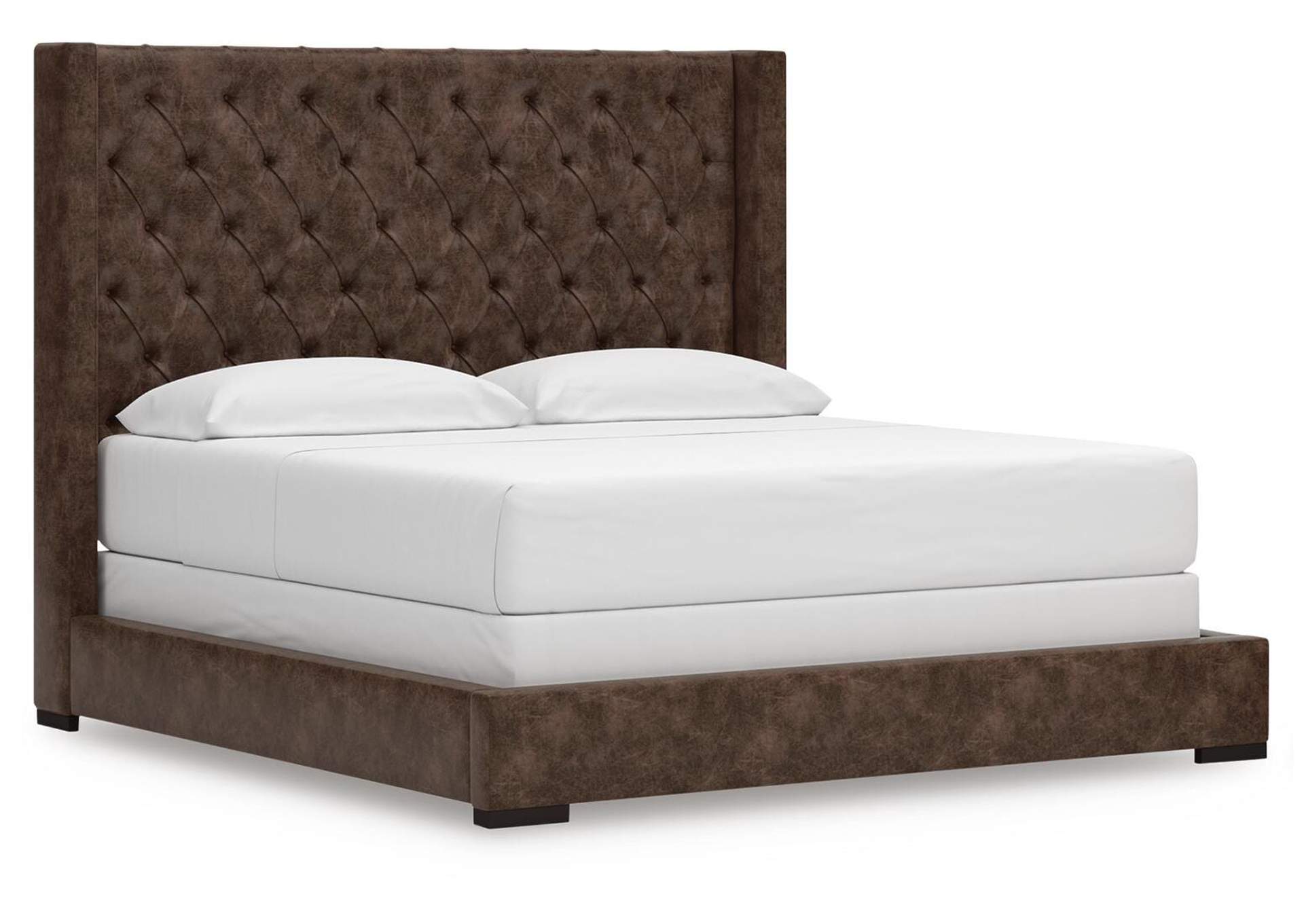 Steenlage California King Upholstered Bed with Mirrored Dresser, Chest and 2 Nightstands image 15