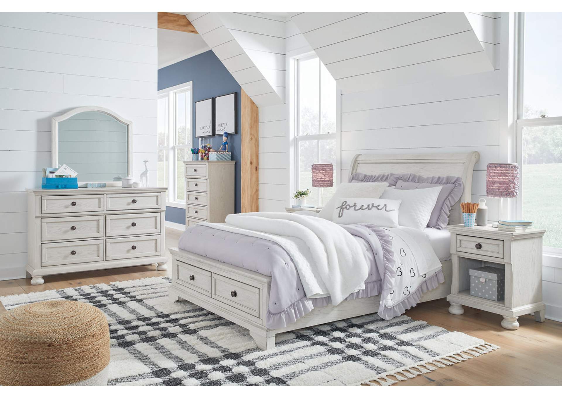 Robbinsdale Full Sleigh Storage Bed image 8