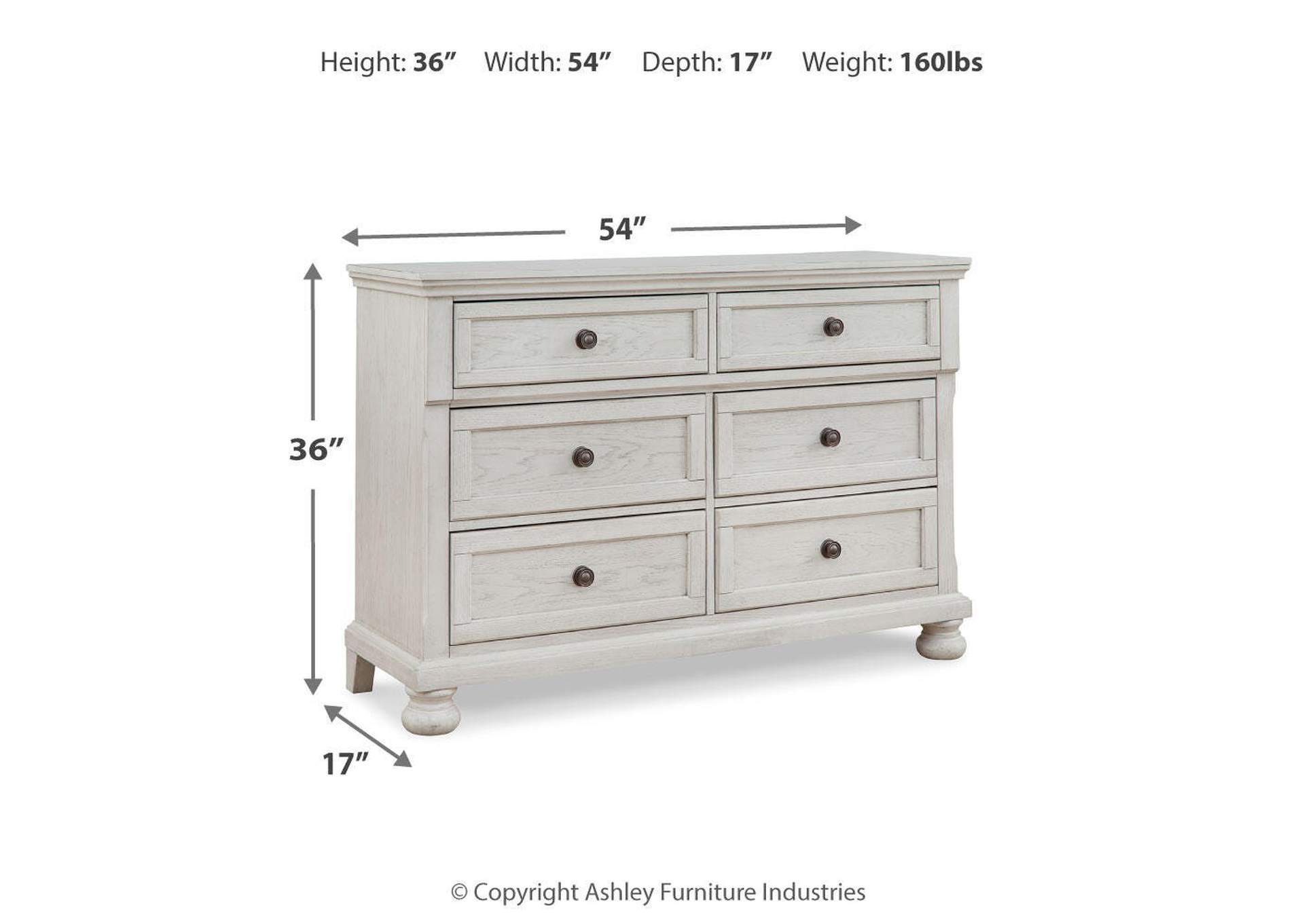 Robbinsdale Twin over Full Bunk Bed, Dresser and Chest image 15