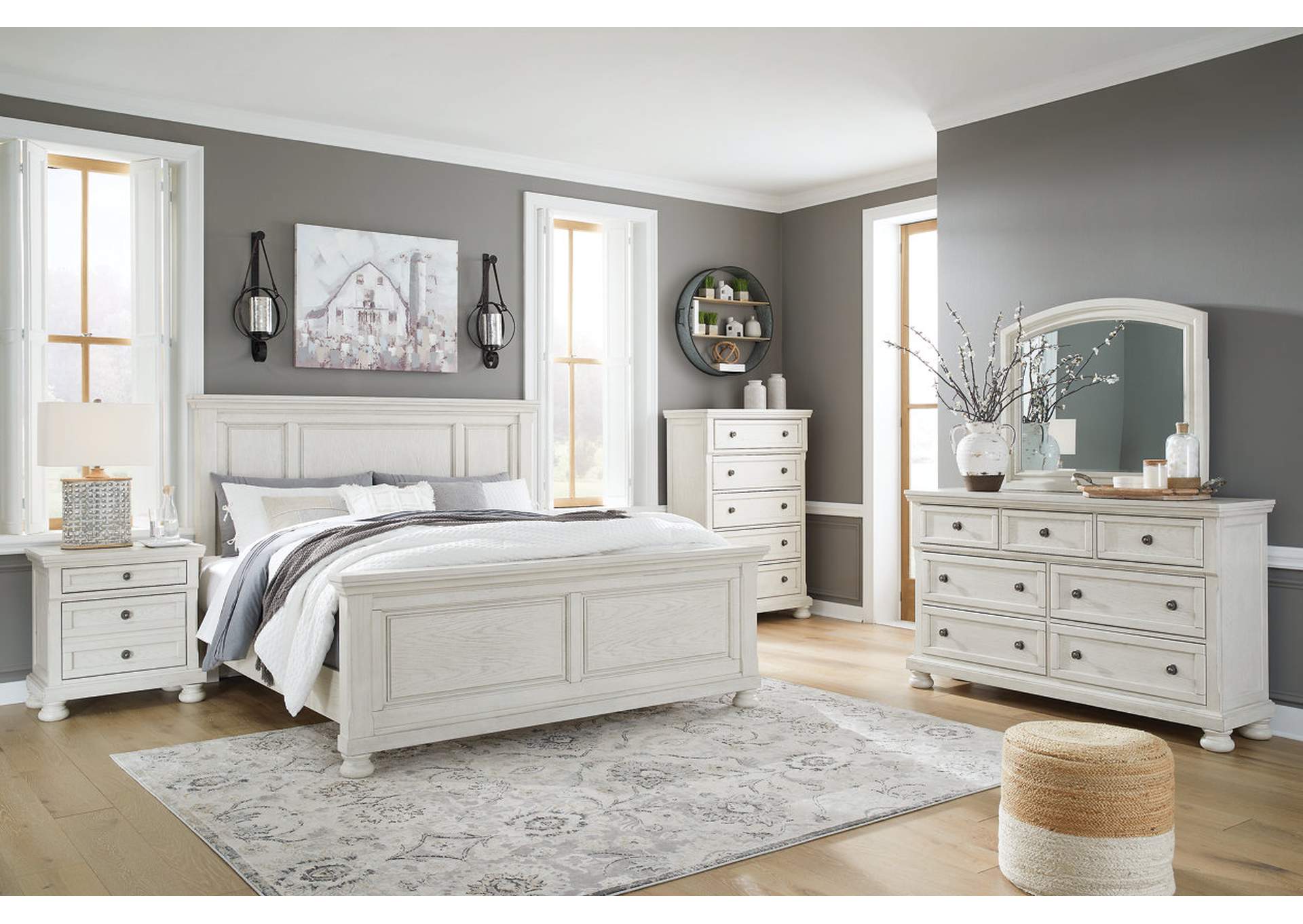 Robbinsdale California King Panel Bed image 7