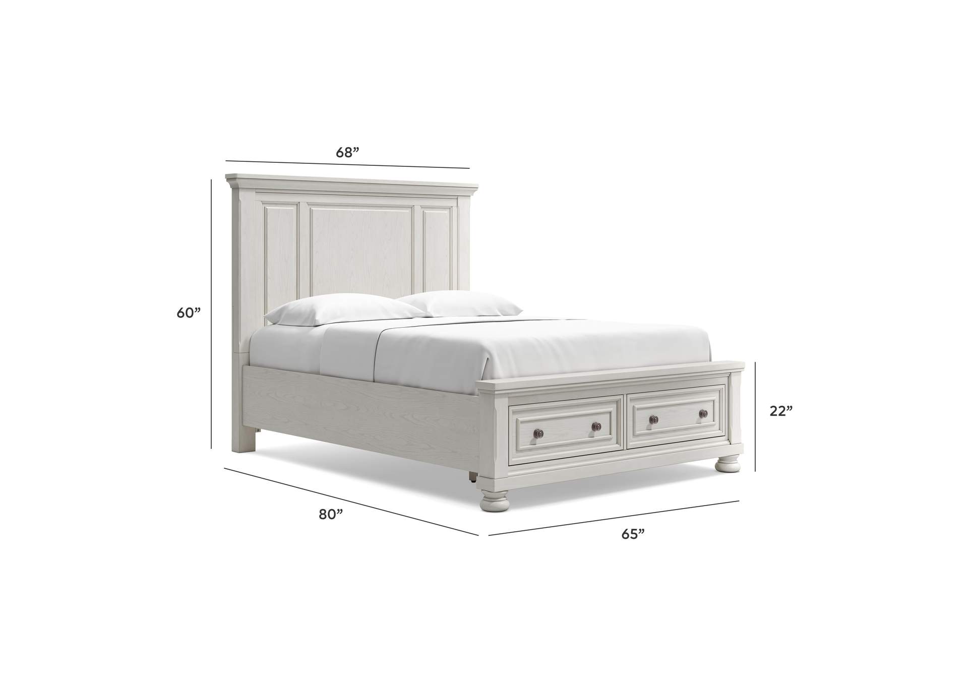Robbinsdale Queen Panel Storage Bed image 9