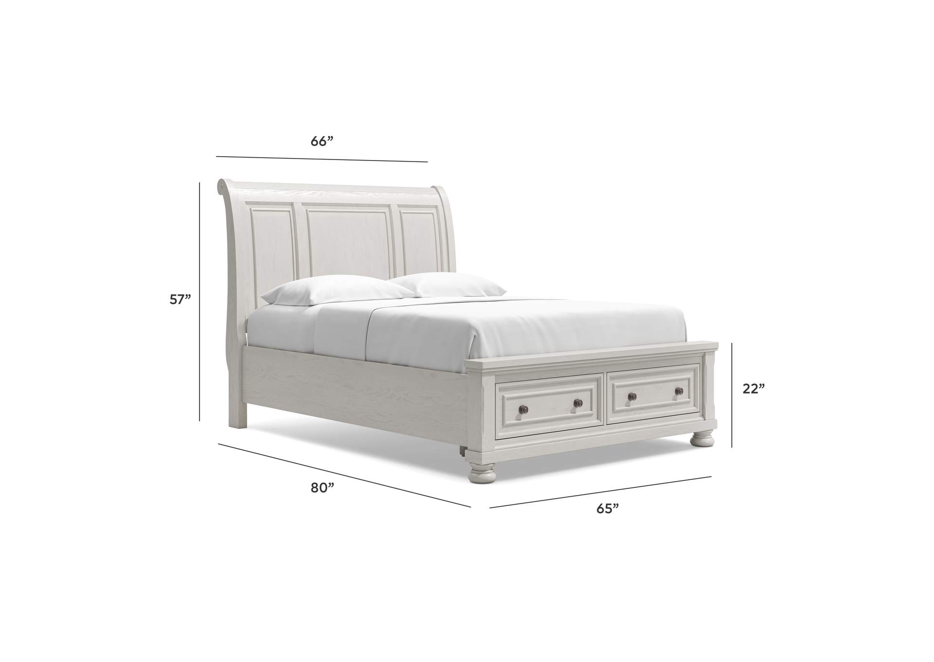 Robbinsdale Queen Sleigh Bed with Storage image 8