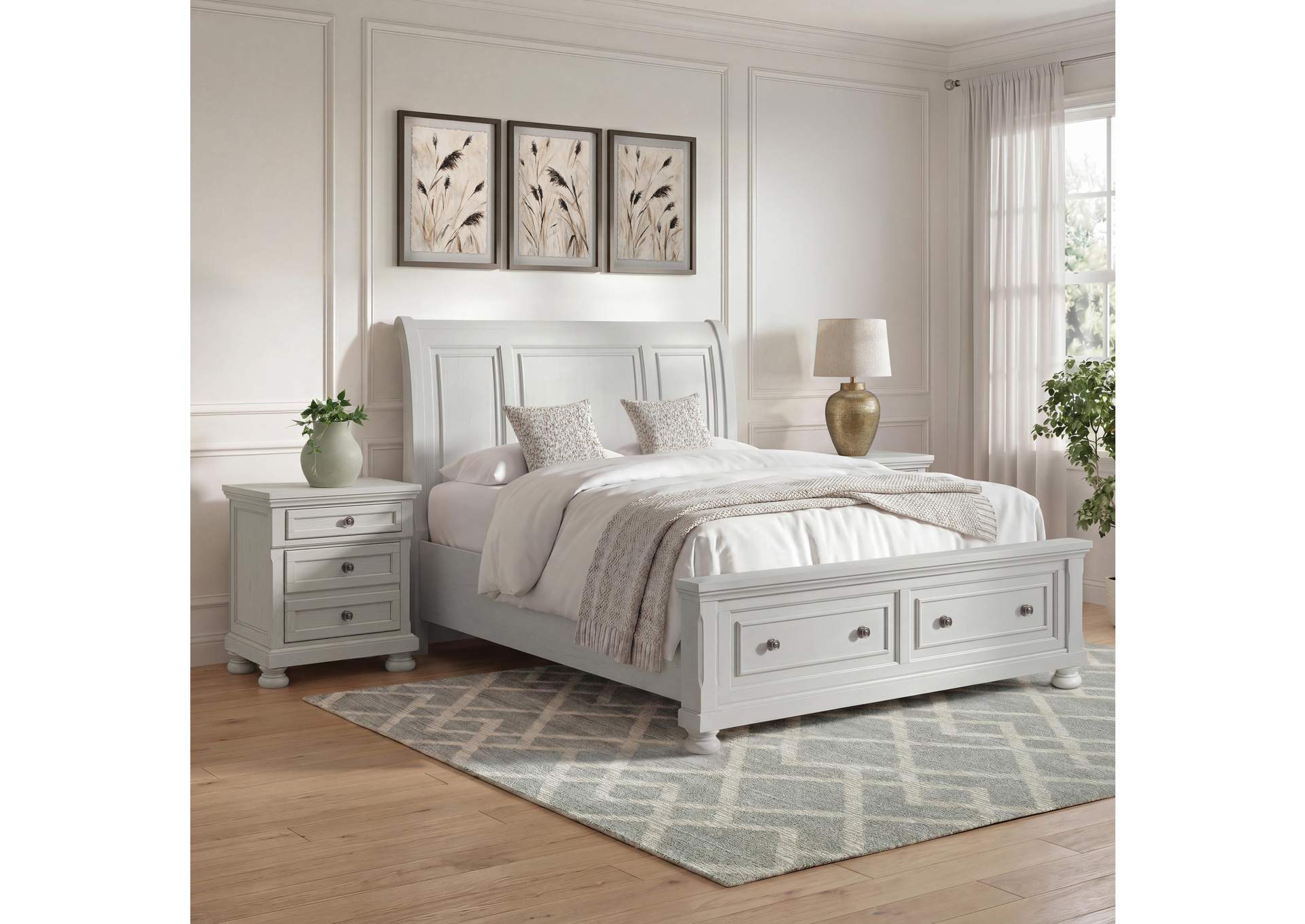 Robbinsdale Queen Sleigh Bed with Storage image 5
