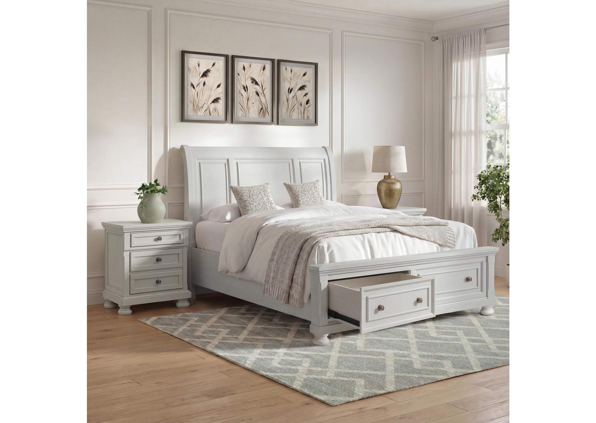 Robbinsdale Queen Sleigh Bed with Storage image 7
