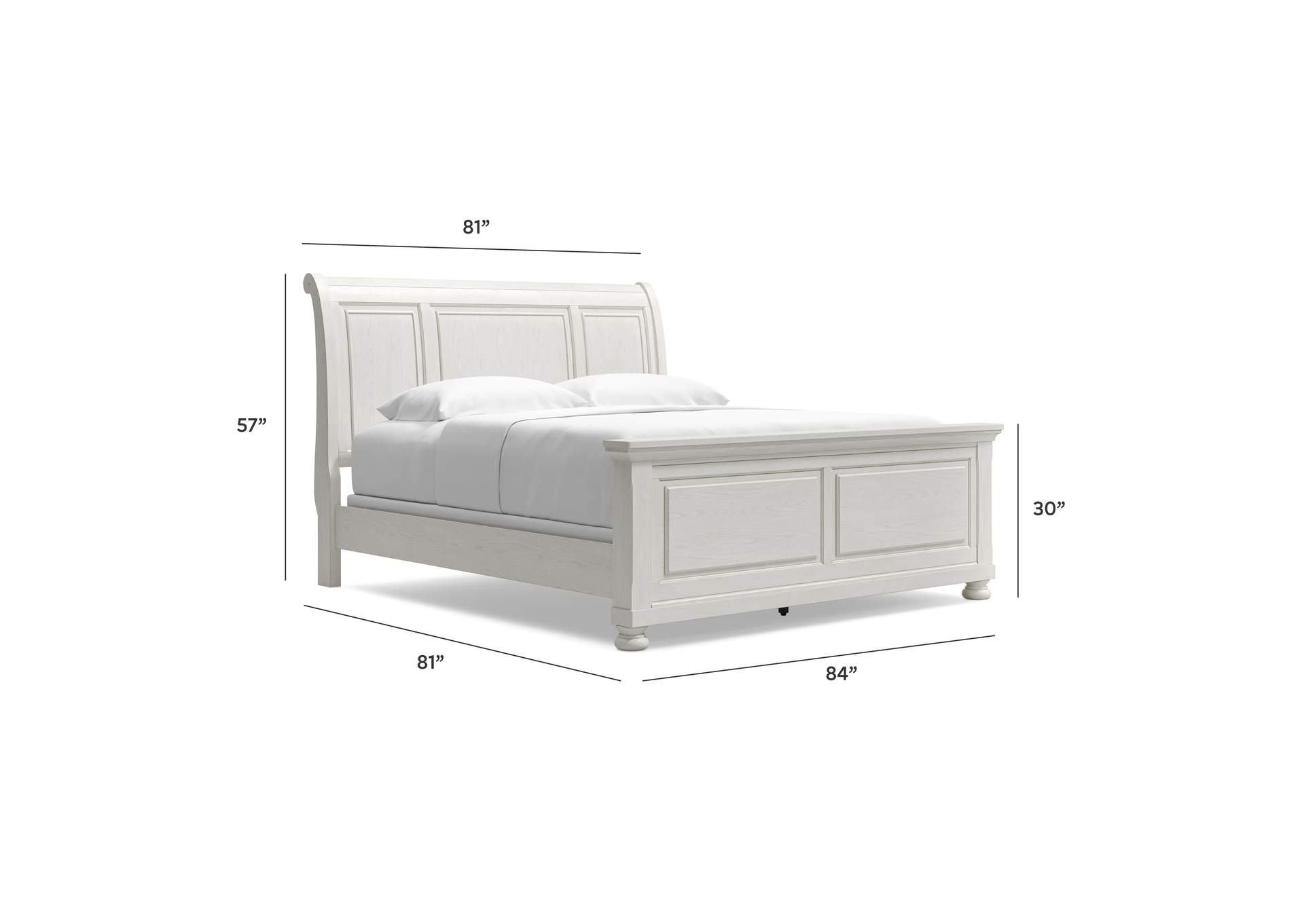 Robbinsdale King Sleigh Bed image 9