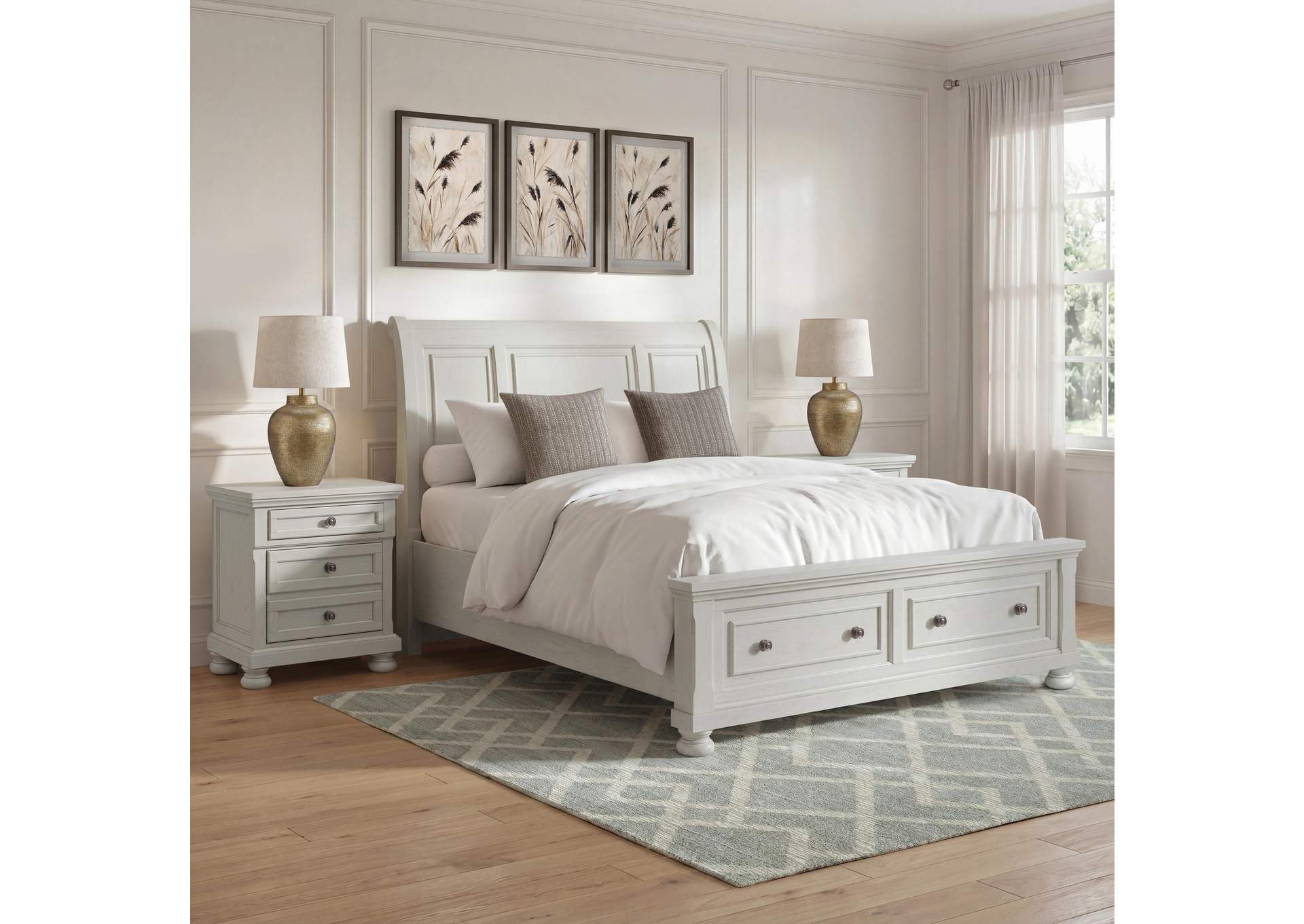Robbinsdale California King Sleigh Bed with Storage image 4