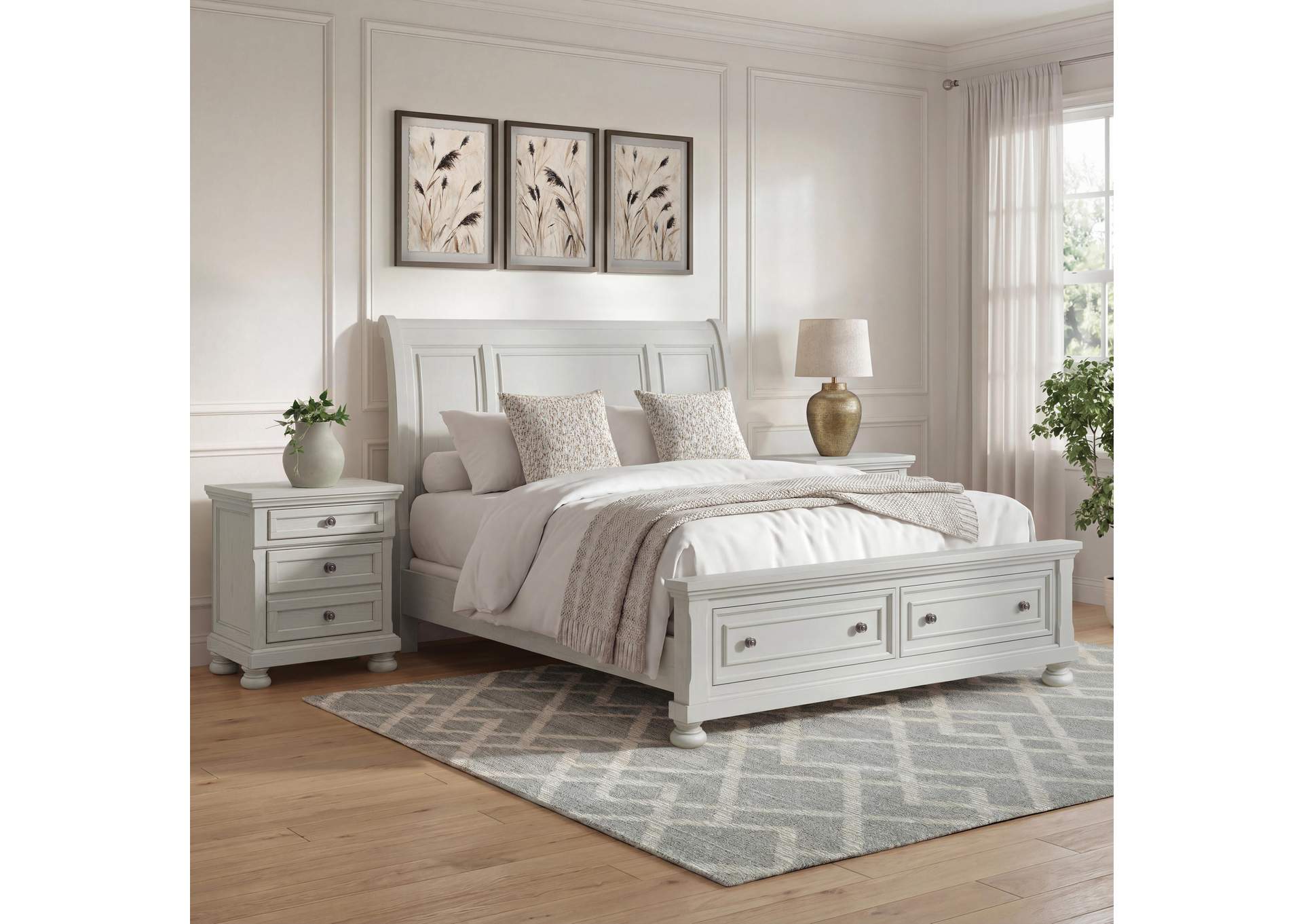 Robbinsdale King Sleigh Bed with Storage image 5