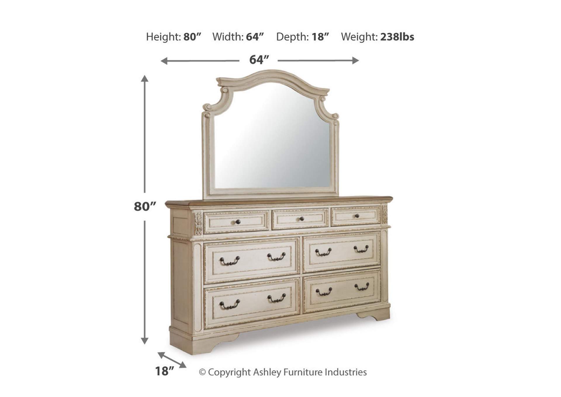 Realyn Dresser and Mirror