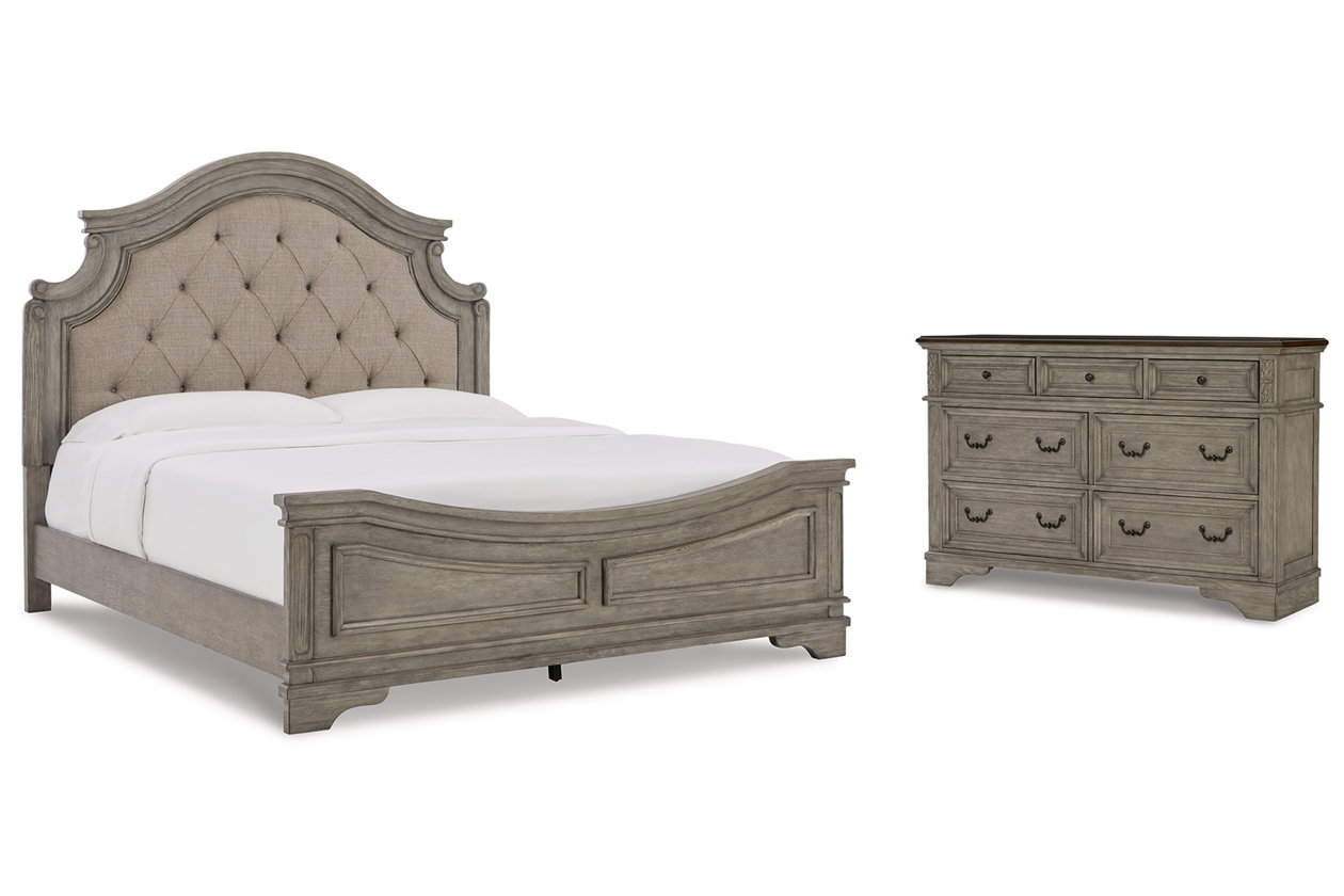 Lodenbay California King Panel Bed with Dresser