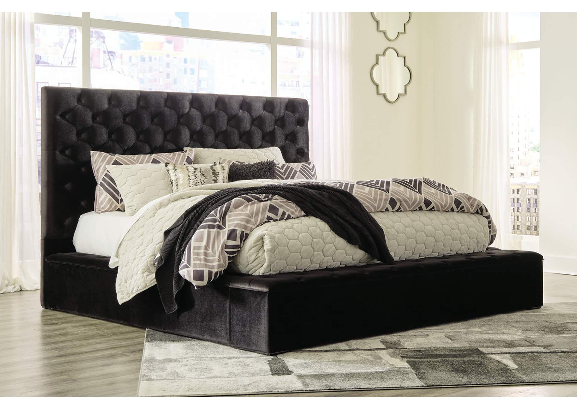 Lindenfield California King Upholstered Storage Bed image 2
