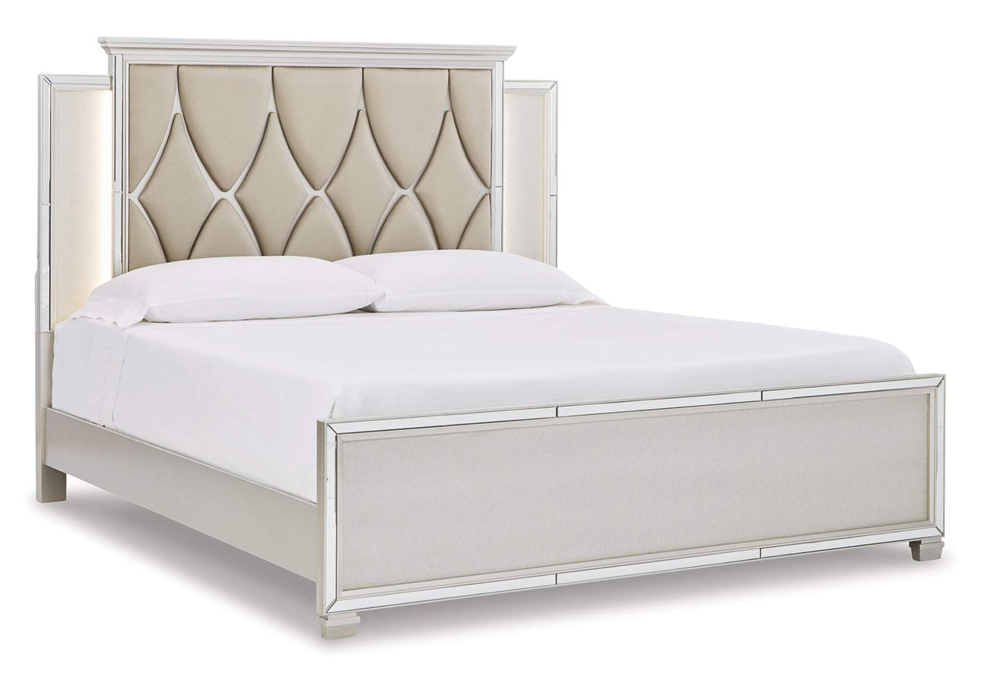 Lindenfield California King Upholstered Bed with Storage