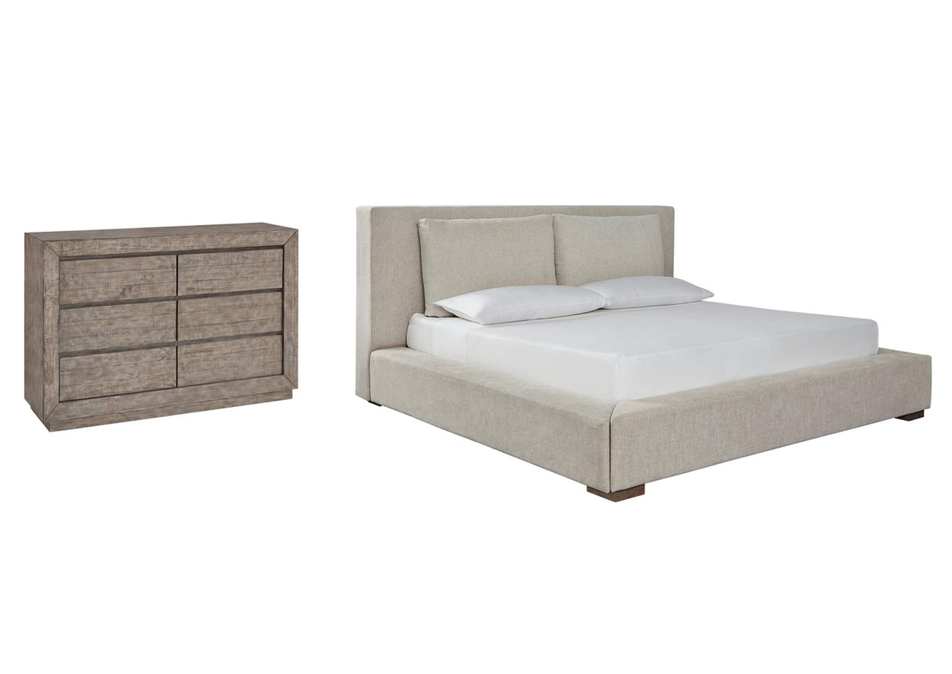 Langford King Upholstered Bed