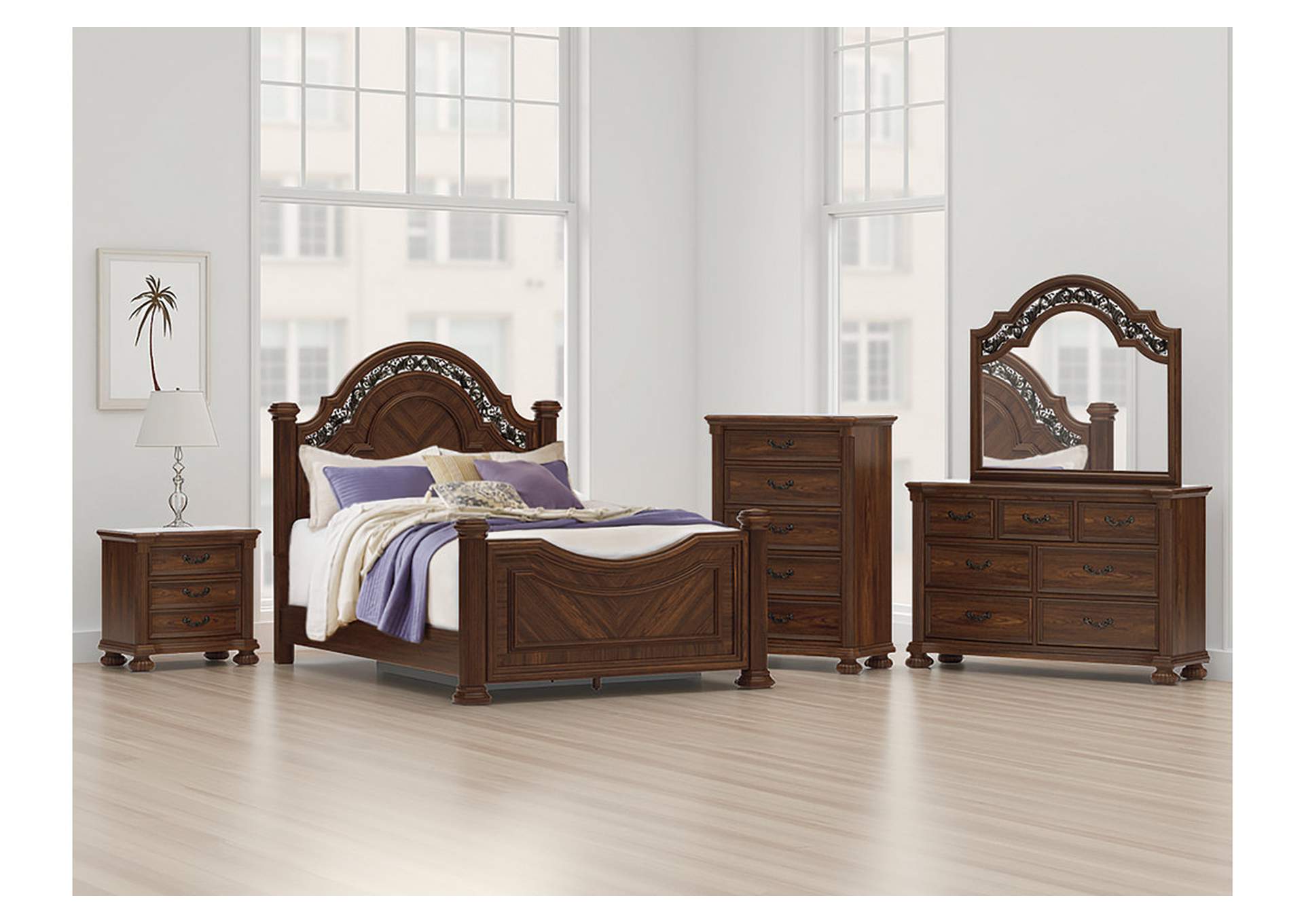 Lavinton Queen Poster Bed image 2
