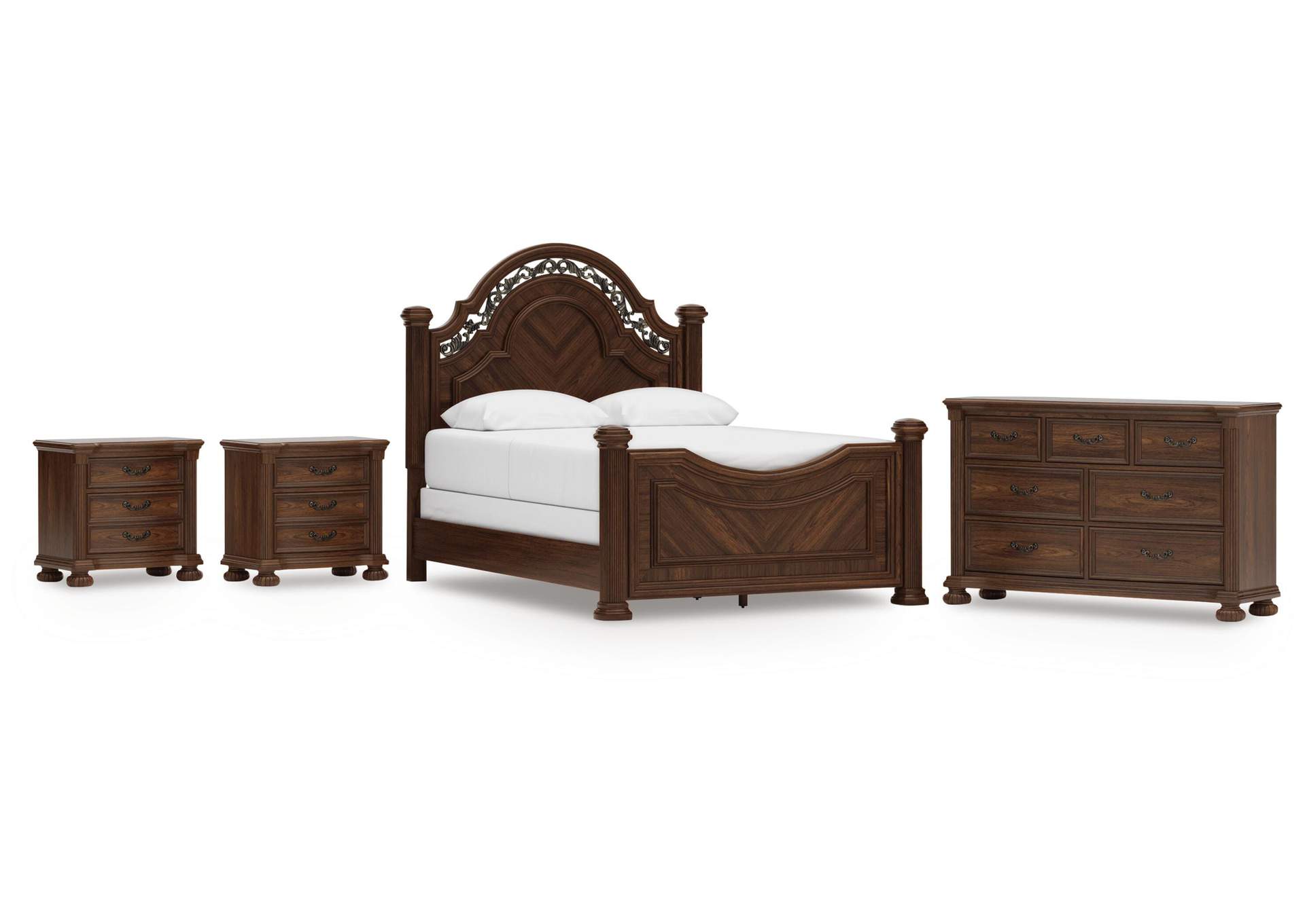 Lavinton Queen Poster Bed, Dresser and 2 Nightstands image 1