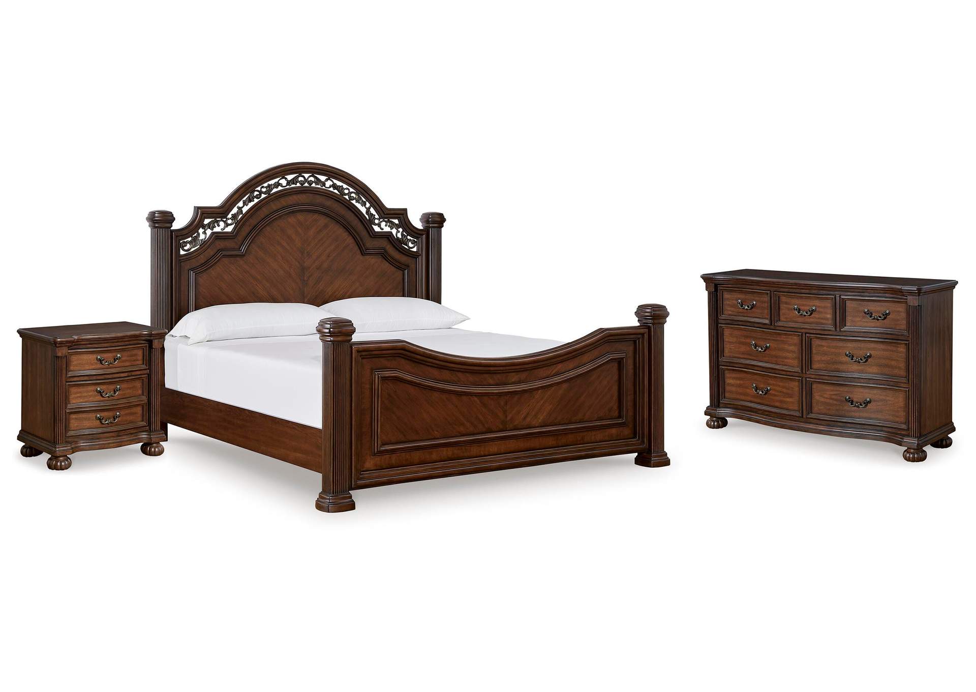 Lavinton King Panel Bed with Dresser and Nightstand image 1