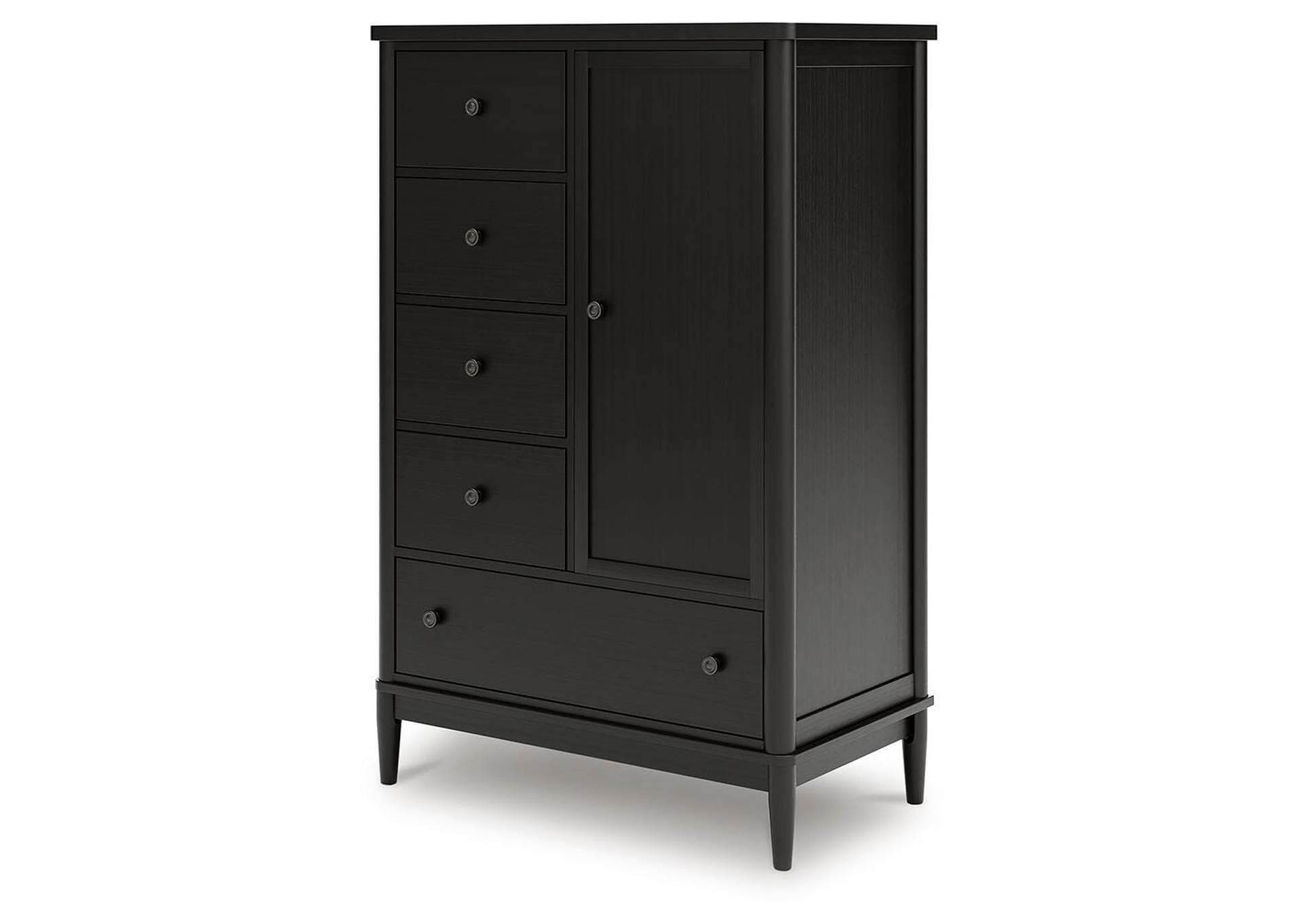 Portdown Queen Upholstered Panel Storage Bed with Mirrored Dresser, Chest and Nightstand image 34