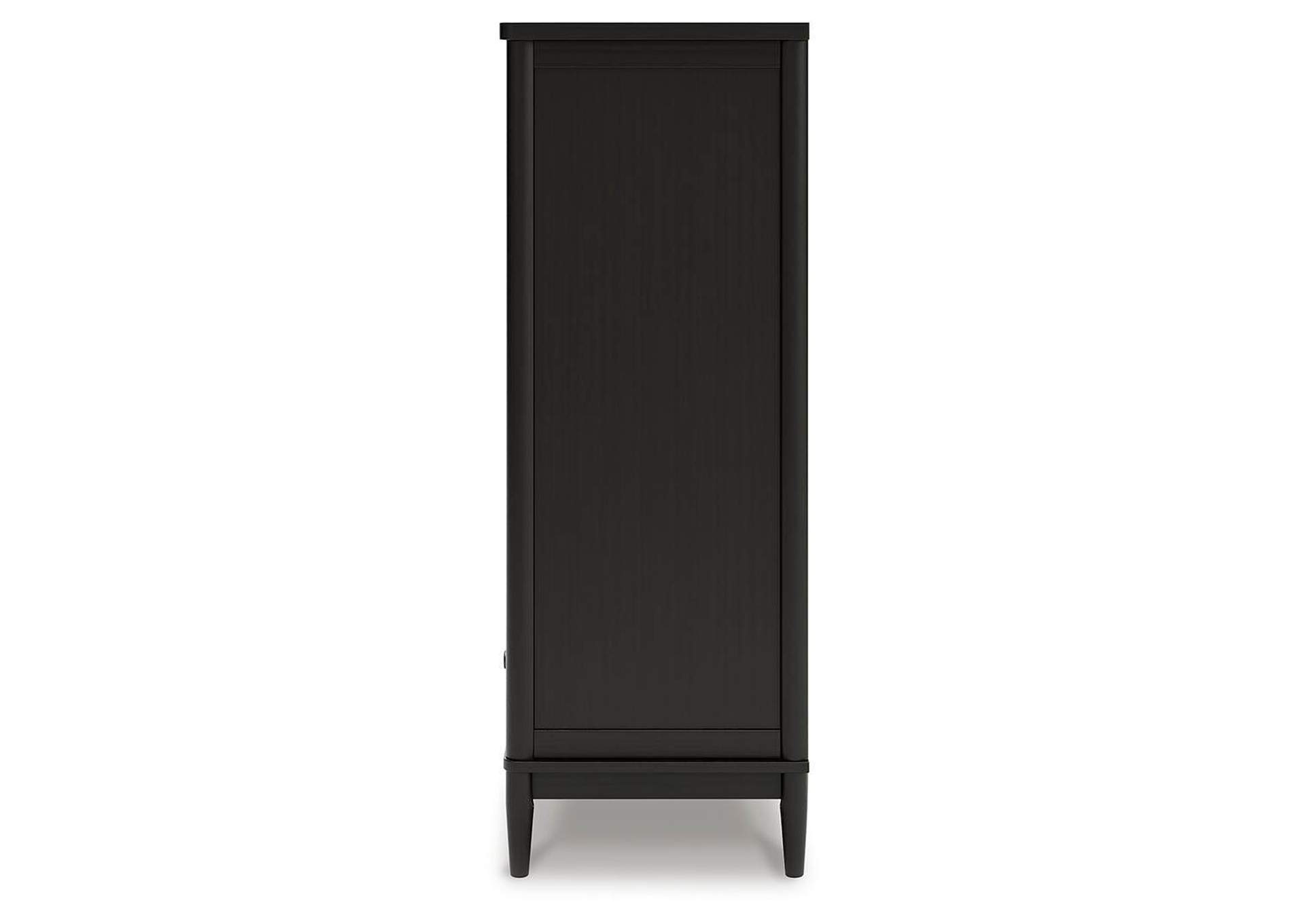 Portdown Queen Upholstered Panel Storage Bed with Mirrored Dresser, Chest and Nightstand image 31