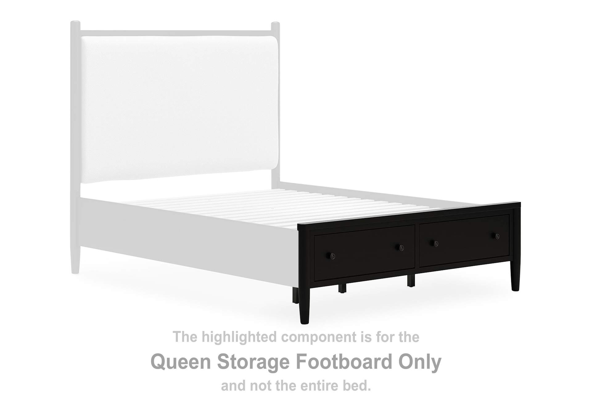 Portdown Queen Upholstered Panel Storage Bed image 15