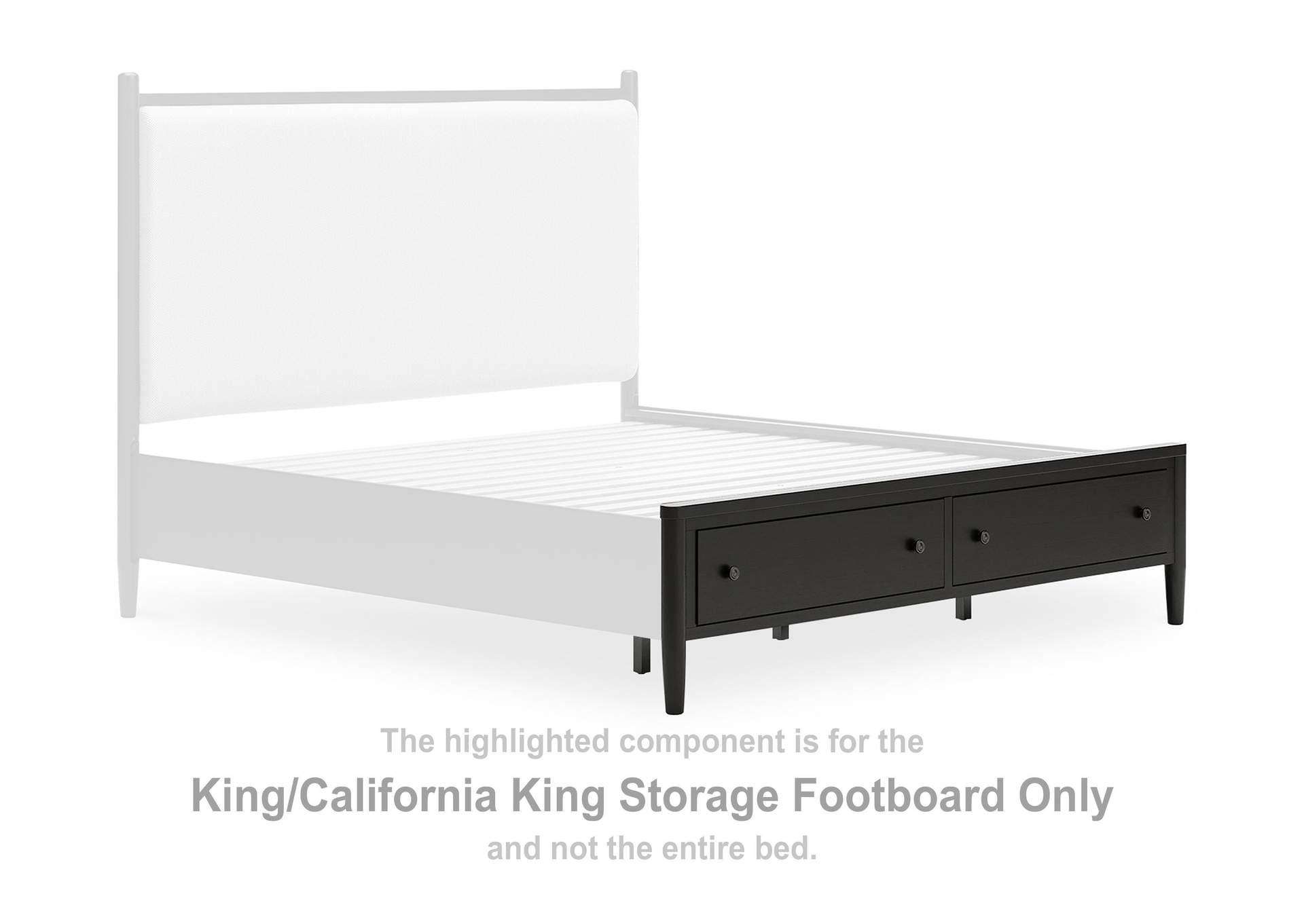 Portdown King Upholstered Panel Storage Bed image 15