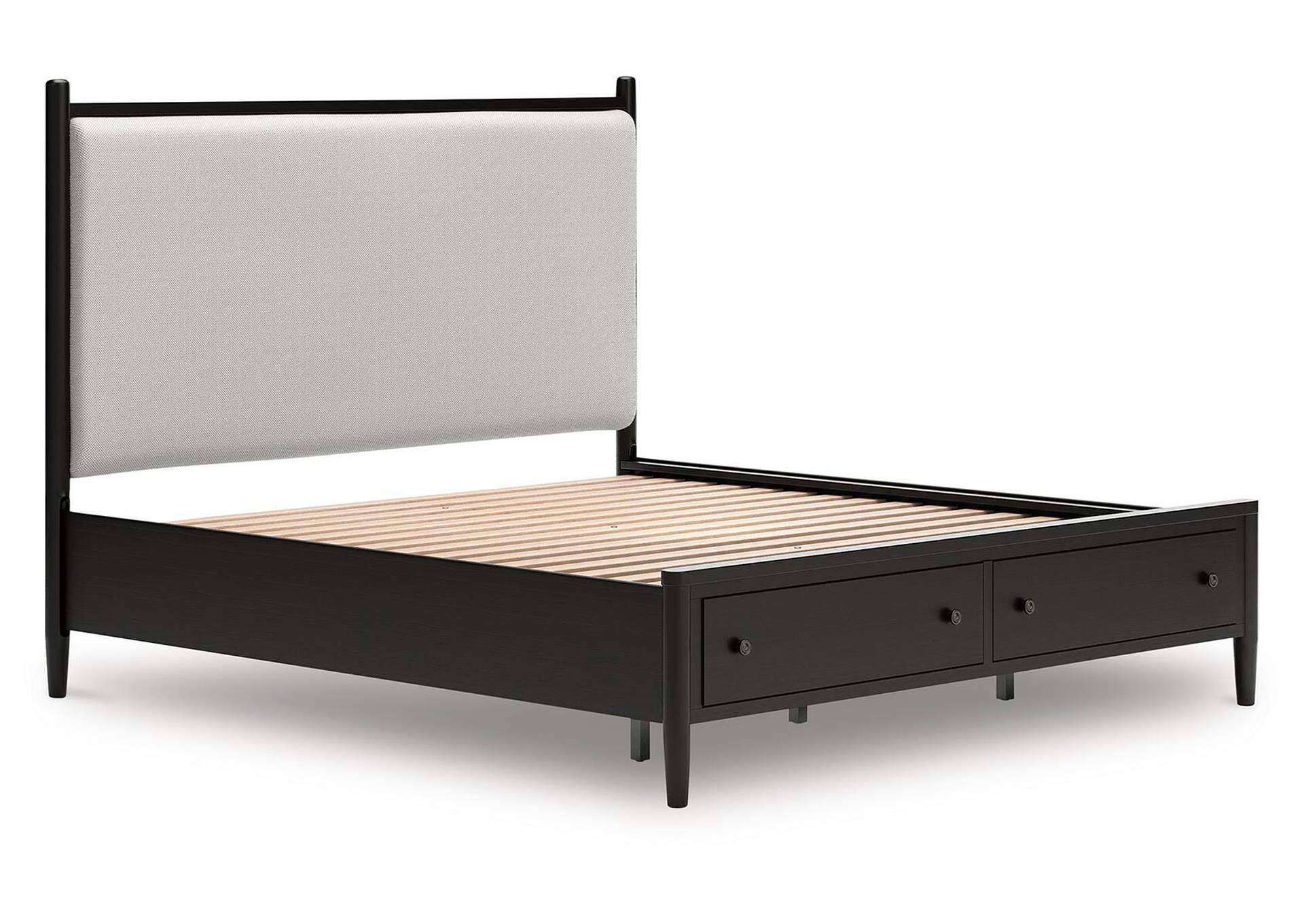 Portdown King Upholstered Panel Storage Bed image 3