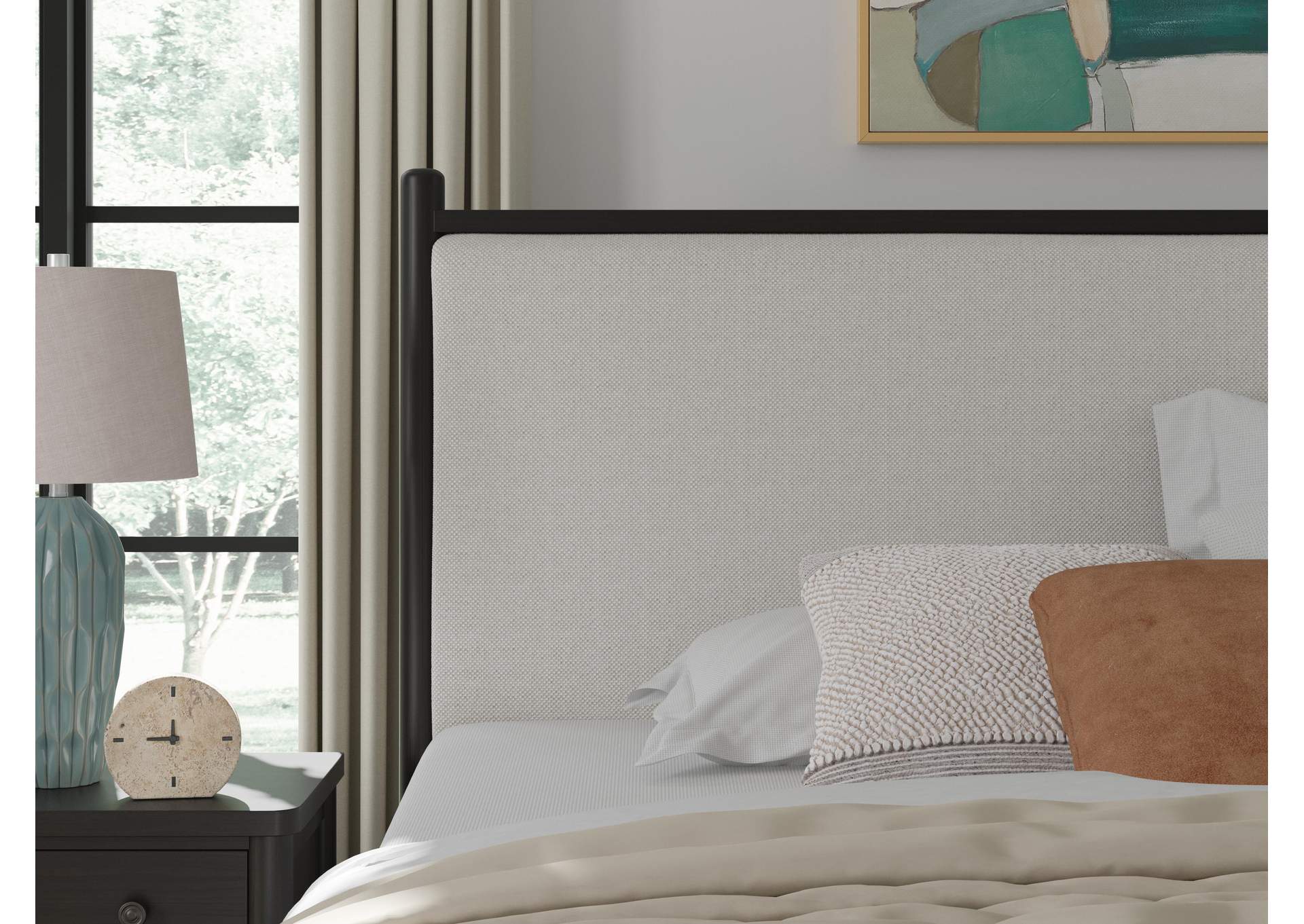 Portdown King Upholstered Panel Storage Bed image 12